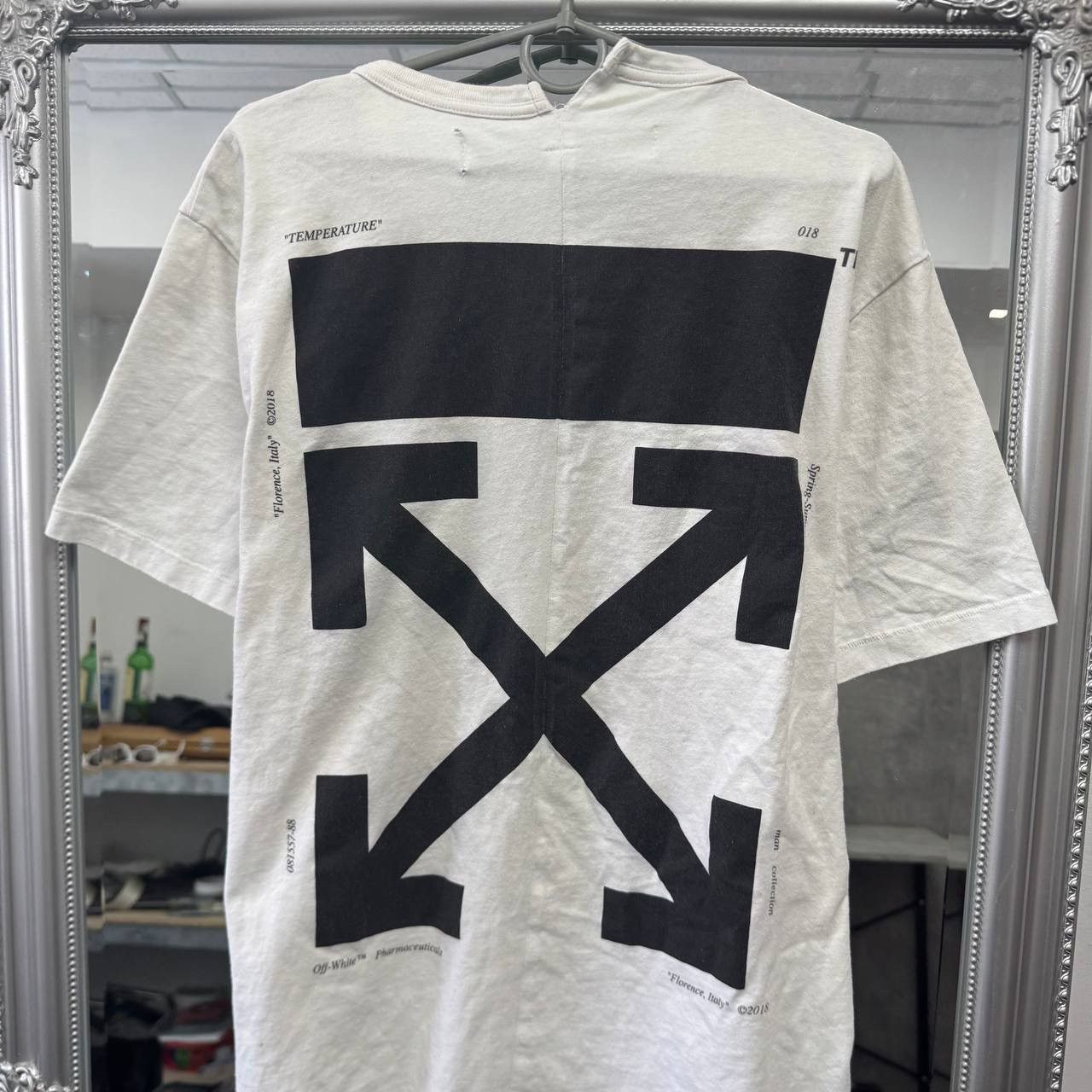 Off-White Off-White T-Shirt Temperature Map Spliced Big Logo Size US M / EU 48-50 / 2 - 12 Thumbnail