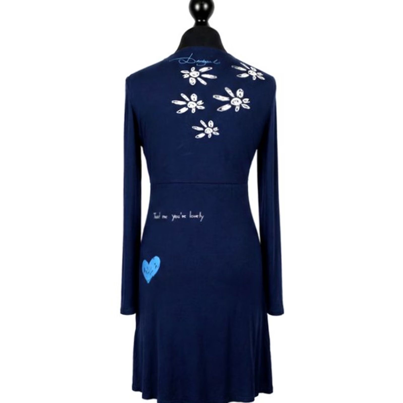 Desigual Desigual womens blue Dress Size S Size S / US 4 / IT 40 - 3 Thumbnail