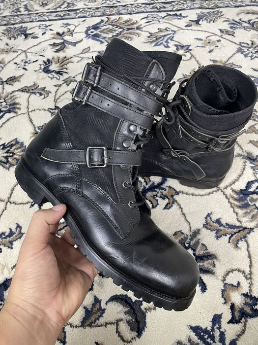 Number (N)ine Number (N)ine SS06 Axl Rose Jungle Combat Boots | Grailed