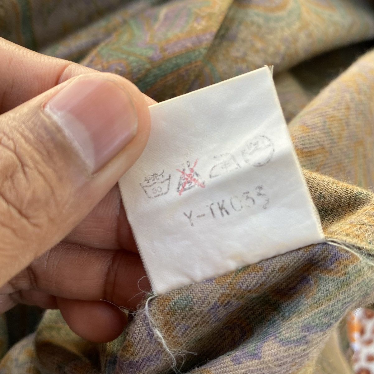 Christian Dior Monsieur Vintage Christian Dior Paisley Shirt Button Christian Dior Size US M / EU 48-50 / 2 - 14 Thumbnail