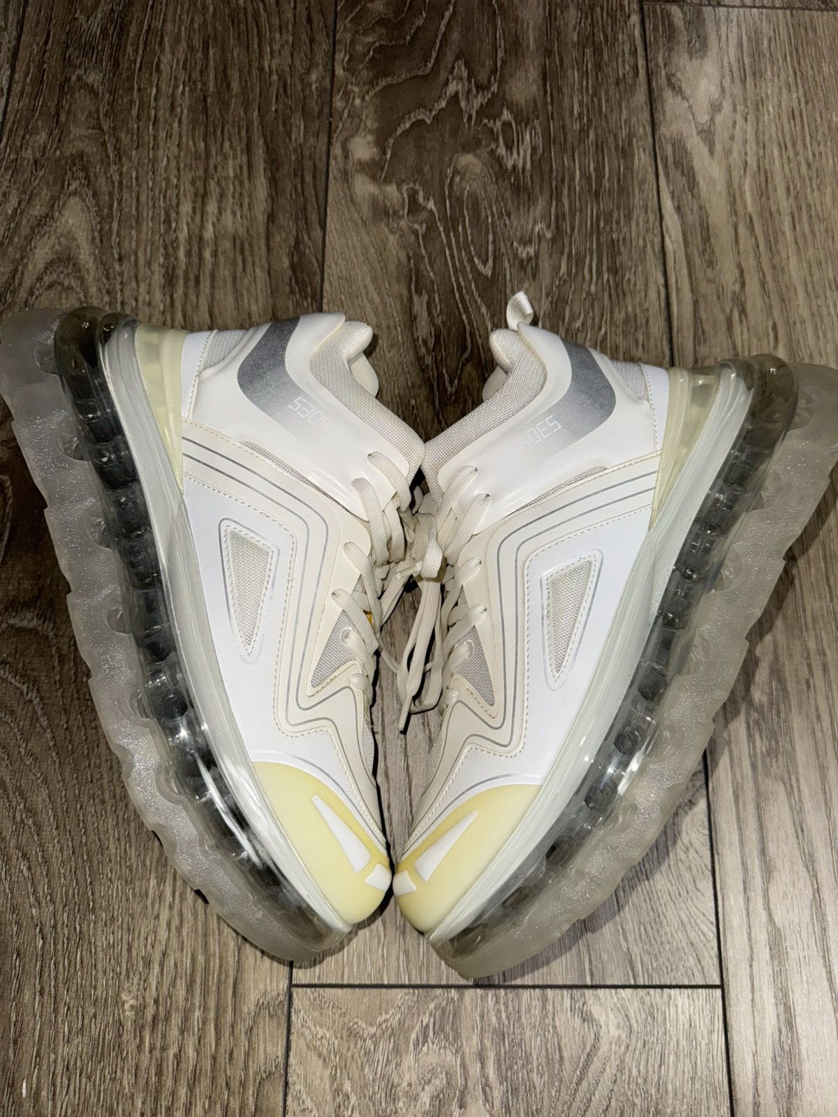 Other 53045 BUMP’AIR White high tops ( Triple S ) Size US 9.5 / EU 42-43 - 2 Thumbnail