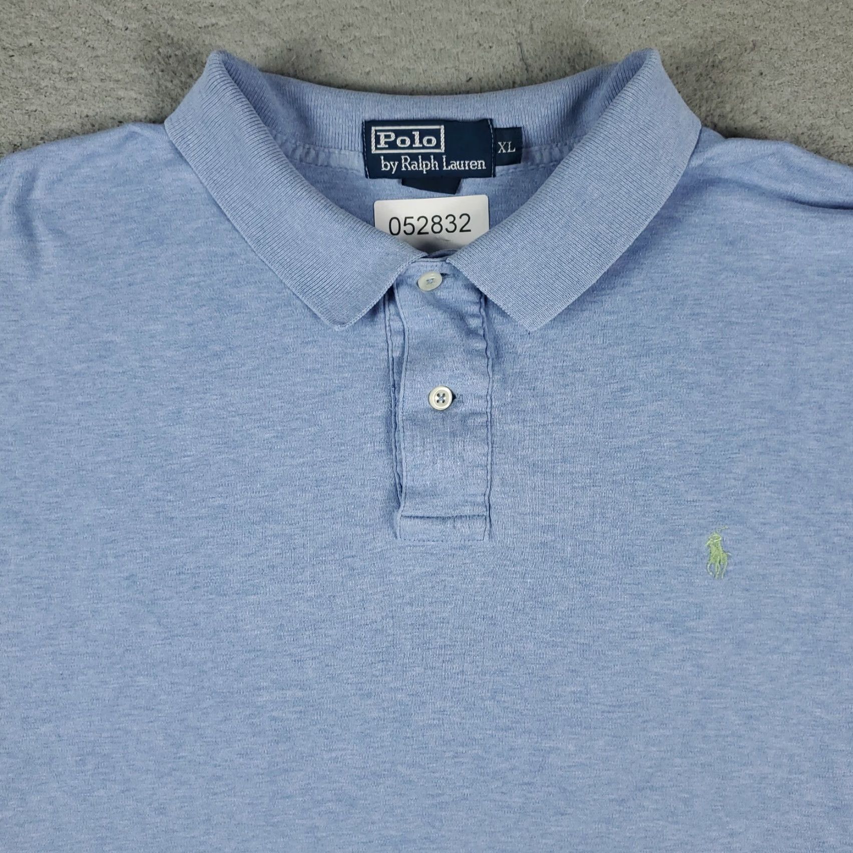 Ralph Lauren Ralph Lauren Polo Shirt Mens XL Blue Pony Casual Short Sleeve Caro Button Up Regular Fit Polo T-Shirt American Classic Preppy Sports Mens XL Blue Size US XL / EU 56 / 4 - 2 Thumbnail