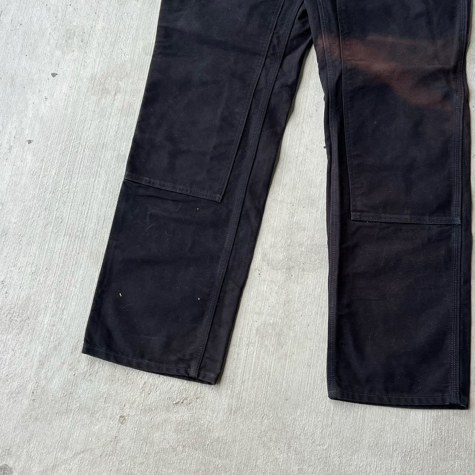 Carhartt × Vintage Carhartt black double knee work wear carpenter pants Size US 31 - 3 Thumbnail