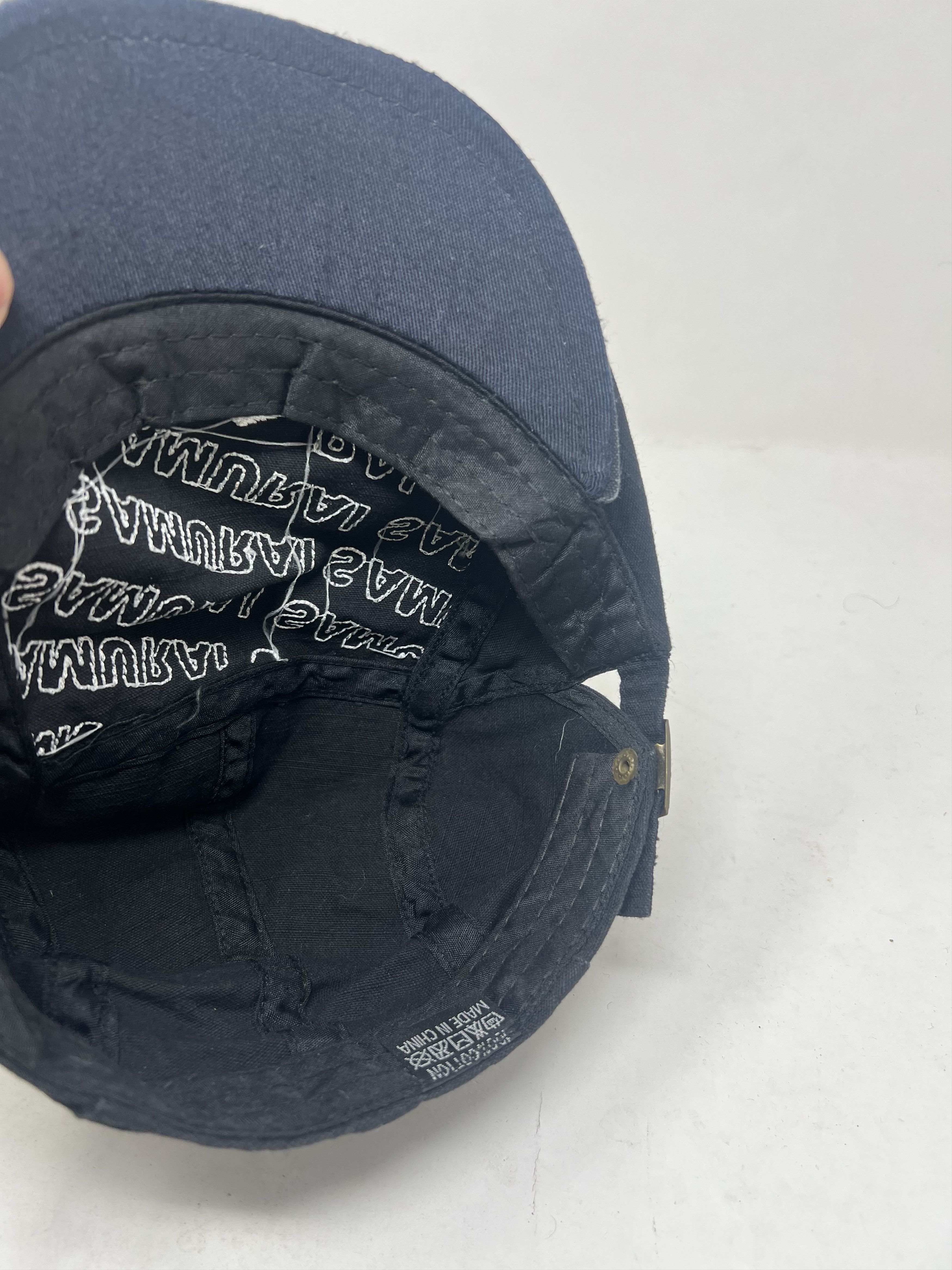 If Six Was Nine Samurai Embroidery Flat Baretta Hat Size ONE SIZE - 8 Thumbnail