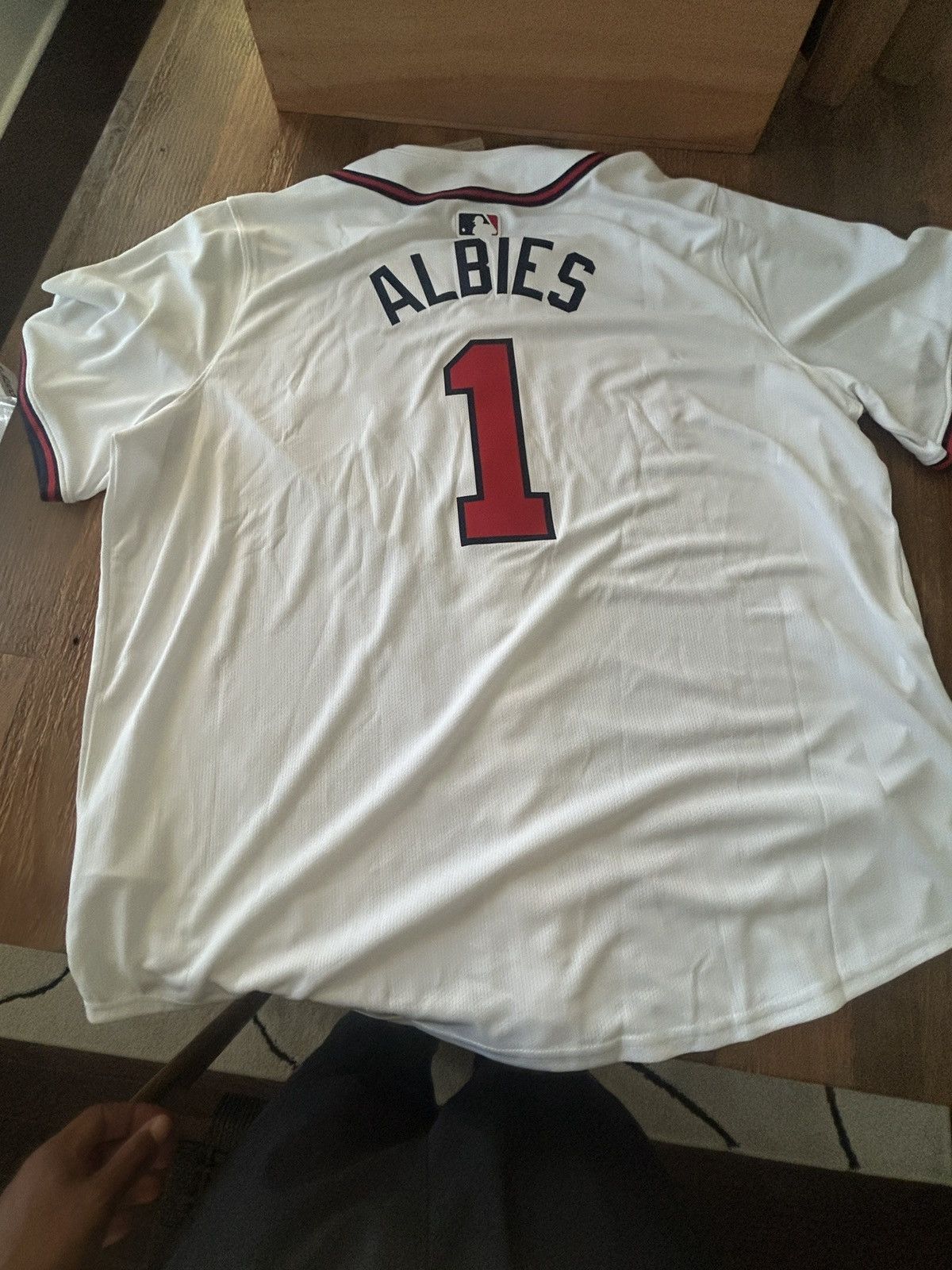 Nike Atlanta Braves Ozzie Albies Nike 2025 MLB Limited Jersey XXL Size US XXL / EU 58 / 5 - 6 Thumbnail