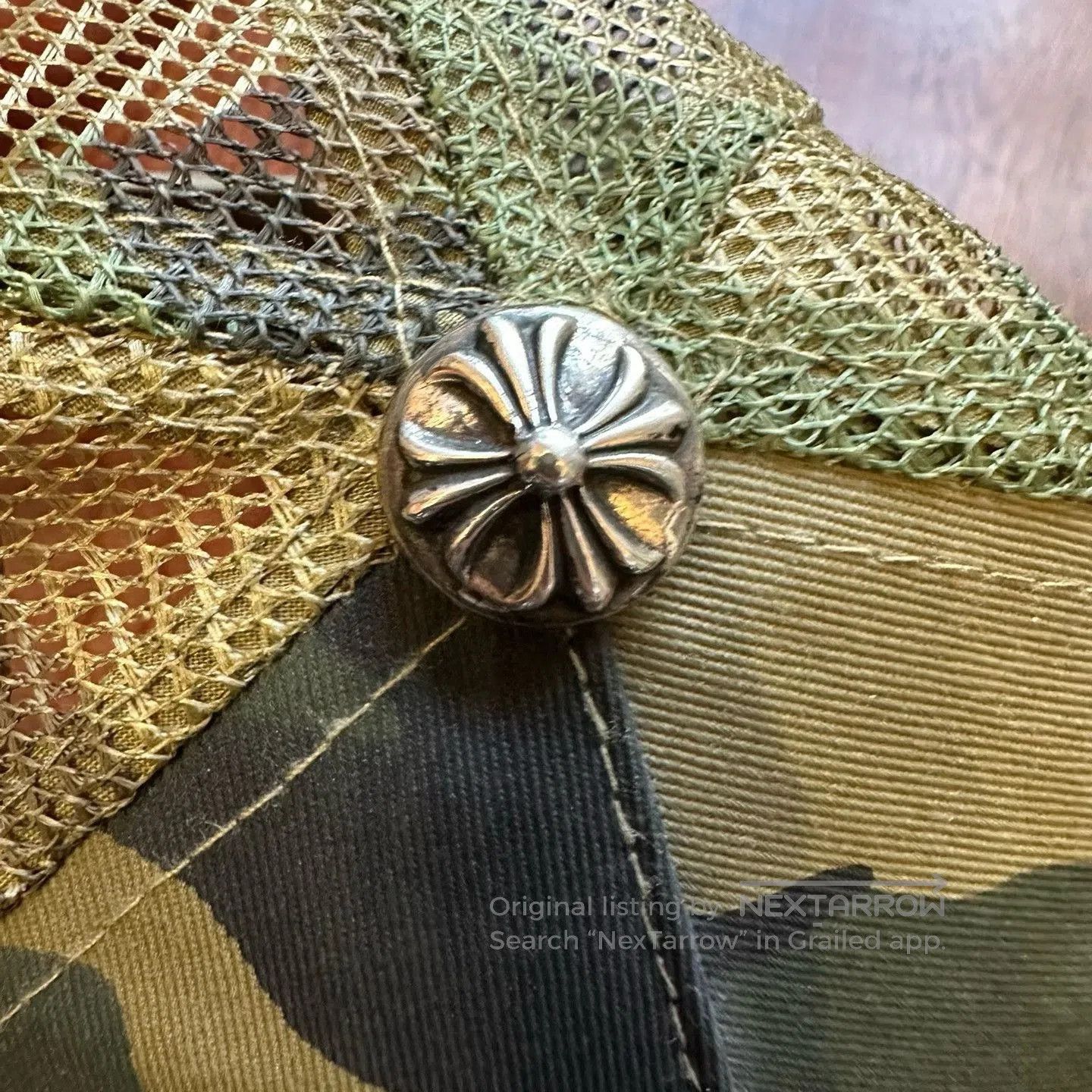 Chrome Hearts Chrome Hearts Camo Embroidered Mesh Cap. Size ONE SIZE - 3 Thumbnail