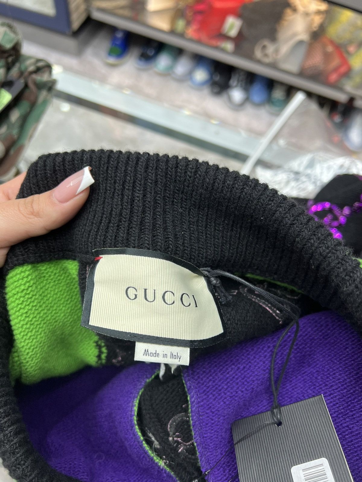 Gucci Gucci sequin wool sweatpants Size 27" / US 4 / IT 40 - 6 Thumbnail