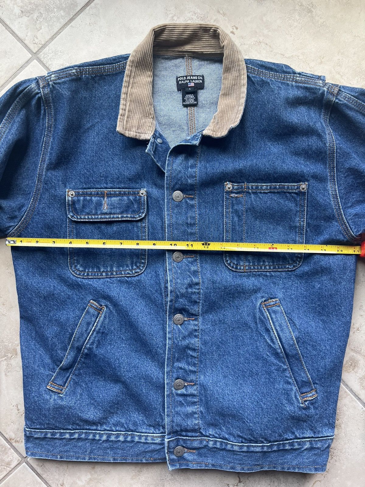 Polo Ralph Lauren × Vintage Polo Jeans Company Denim Jacket Size US M / EU 48-50 / 2 - 3 Thumbnail