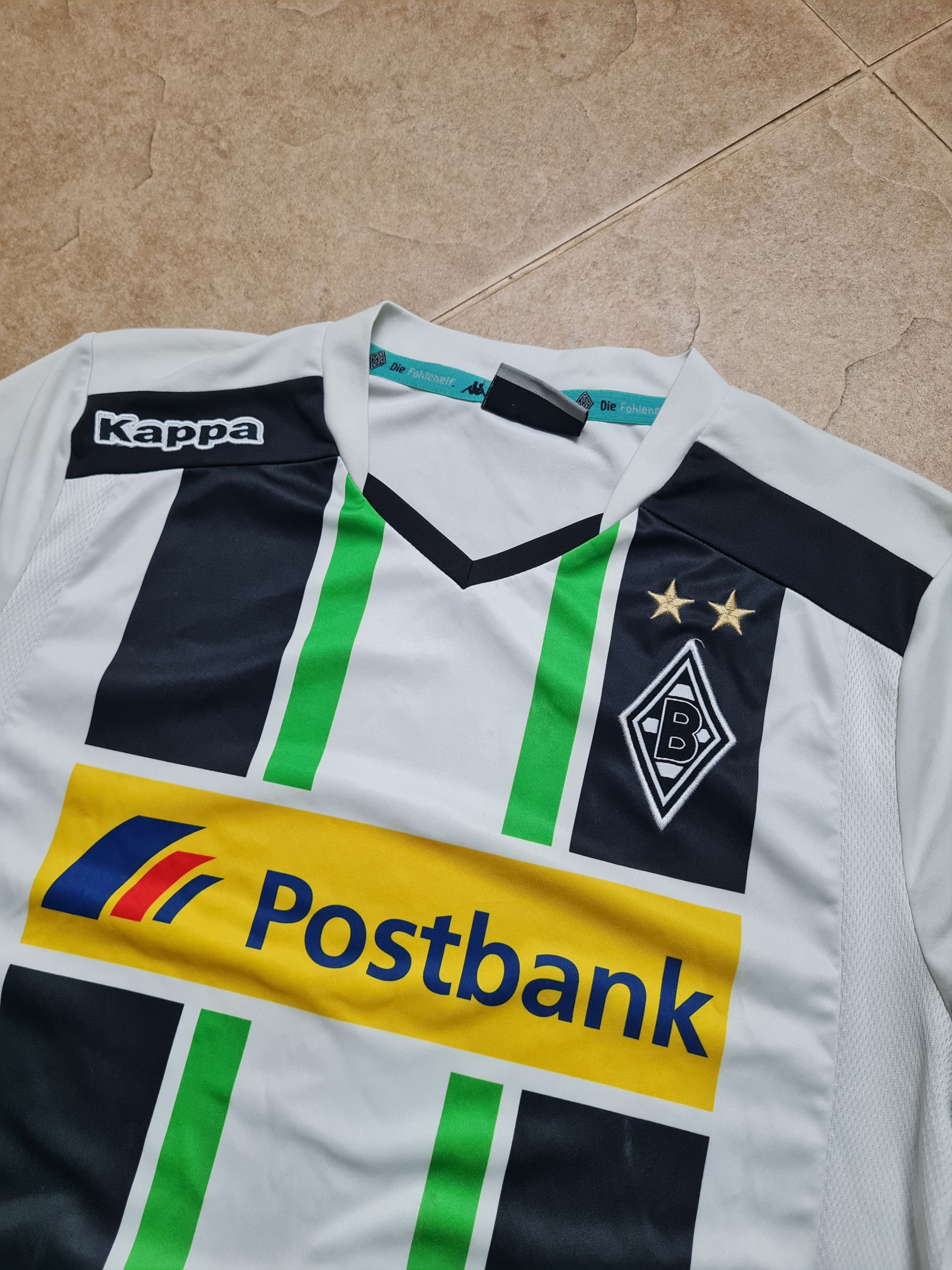 Kappa KAPPA BORUSSIA MONCHENGLADBACH 2015/2016 HOME FOOTBALL SHIRT Size US S / EU 44-46 / 1 - 1 Thumbnail