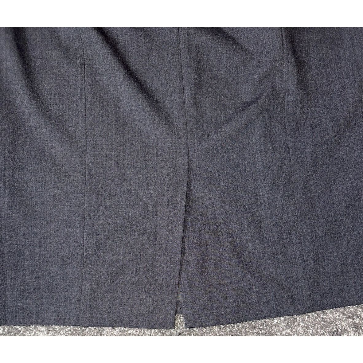 Calvin Klein Calvin Klein Charcoal Grey Lined Pencil Skirt Size 10 Size 32" / US 10 / IT 46 - 5 Thumbnail
