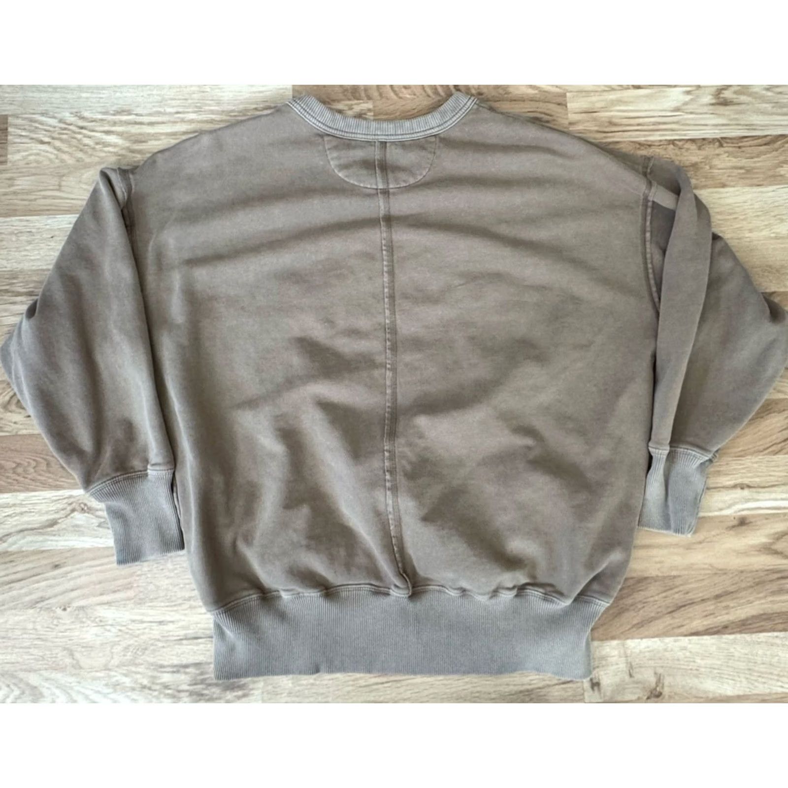 American Eagle Outfitters Y2K Sweatshirt - American Eagle Outfitters Brown Logo Graphic Fleece - Adult S Size US S / EU 44-46 / 1 - 3 Thumbnail