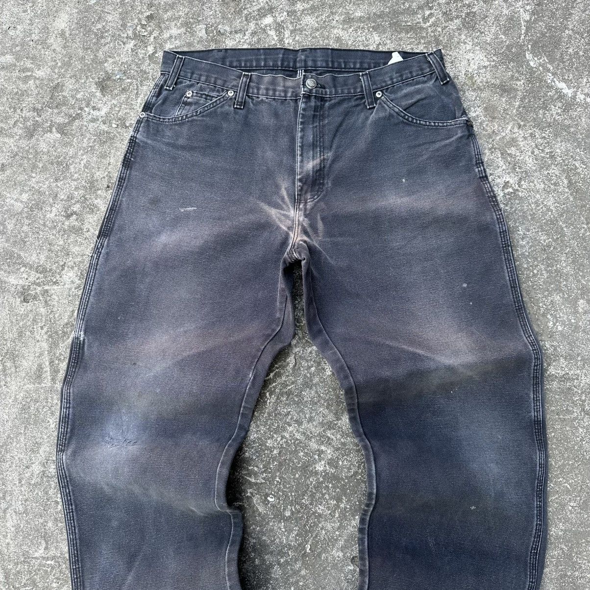 Carhartt (36x32.5) Crazy Vintage Y2K Dickies Carpenter Distressed Size US 36 / EU 52 - 2 Thumbnail