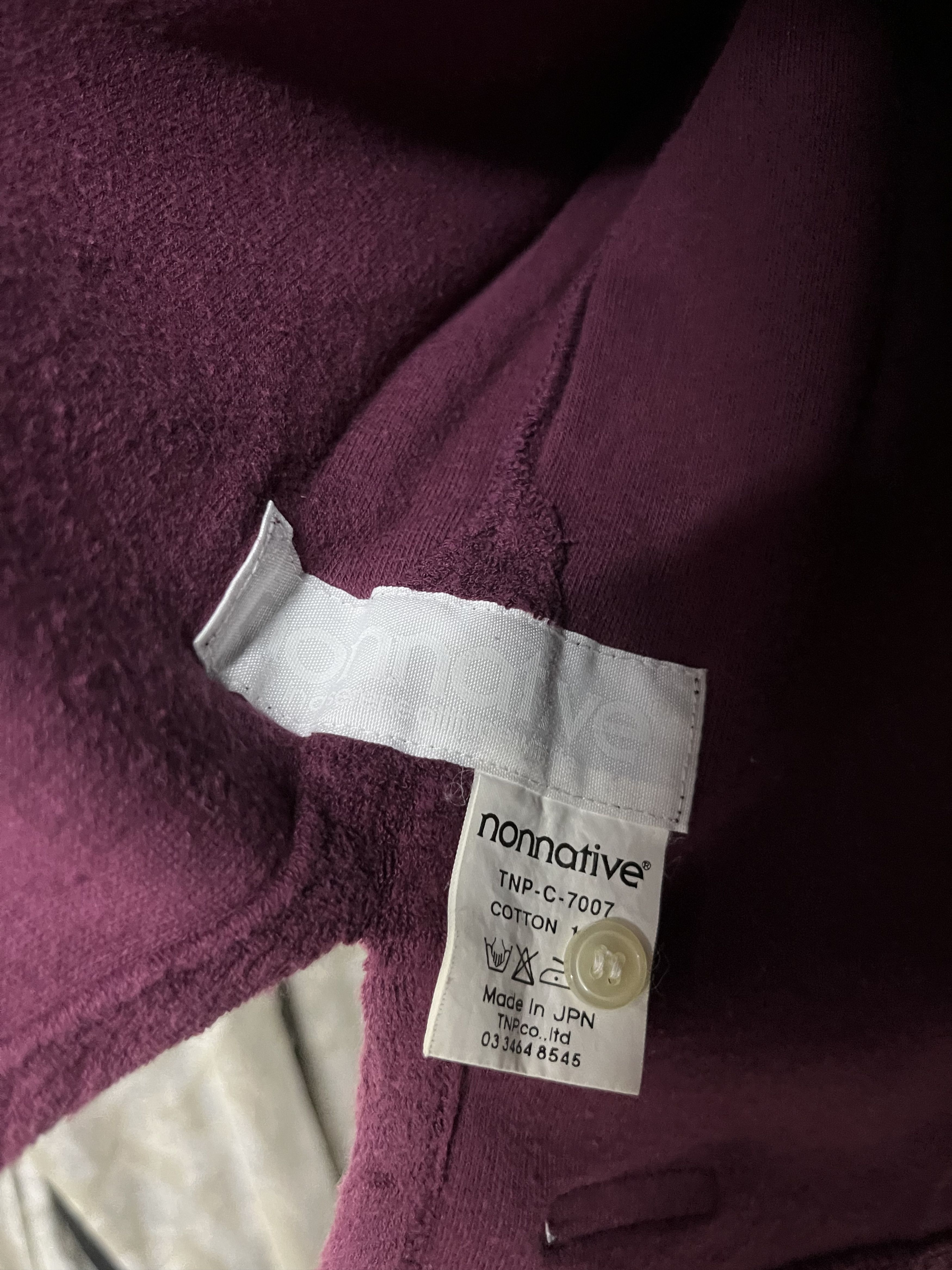 Nonnative 🔥 RARE DESIGN MAROON NONNATIVE VELVET POLO SHIRTS Size US L / EU 52-54 / 3 - 8 Thumbnail