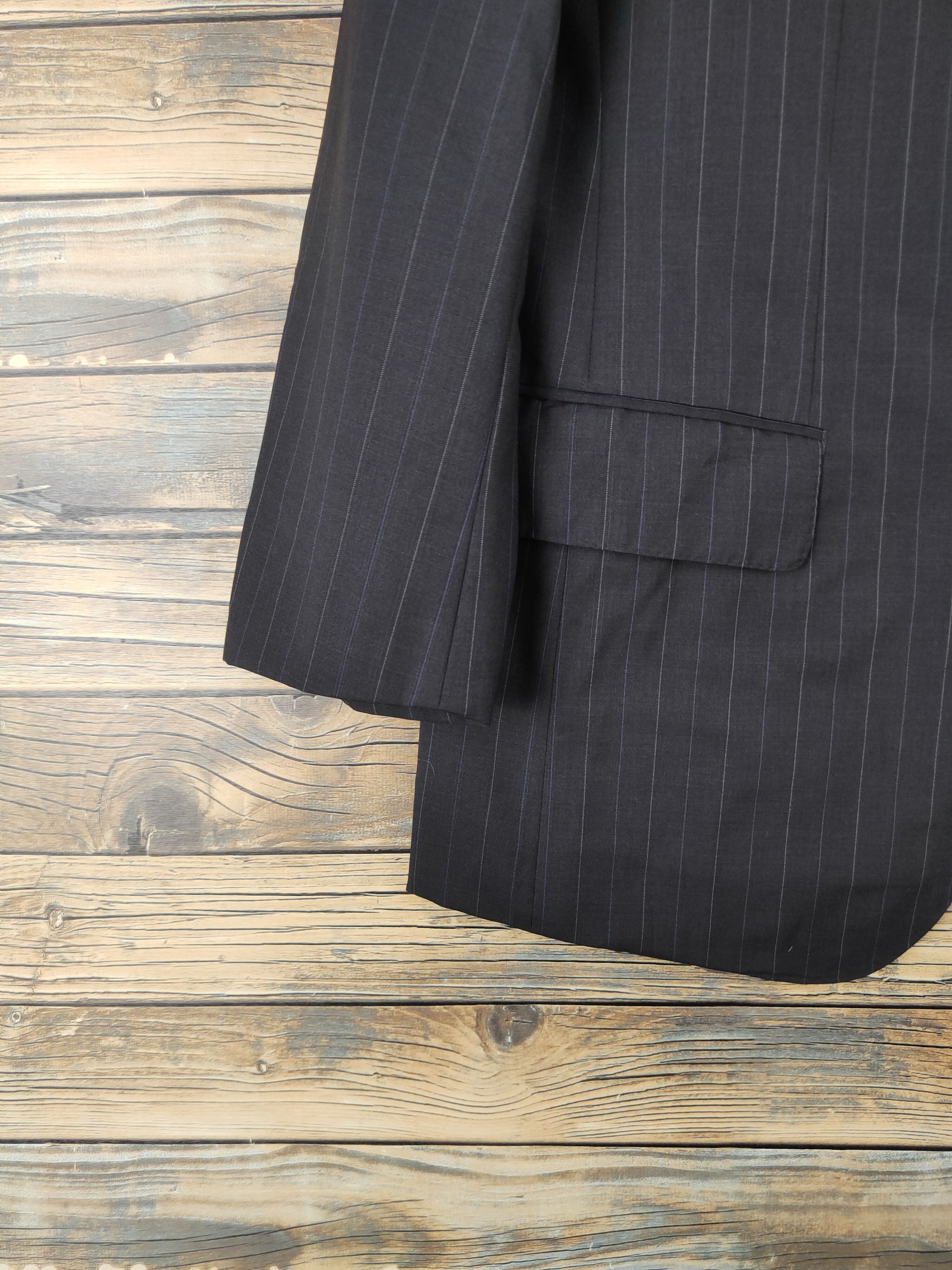 Ermenegildo Zegna × Vintage Vintage Ermenegildo Zegna-Fiera Black Blazers Size US M / EU 48-50 / 2 - 5 Thumbnail