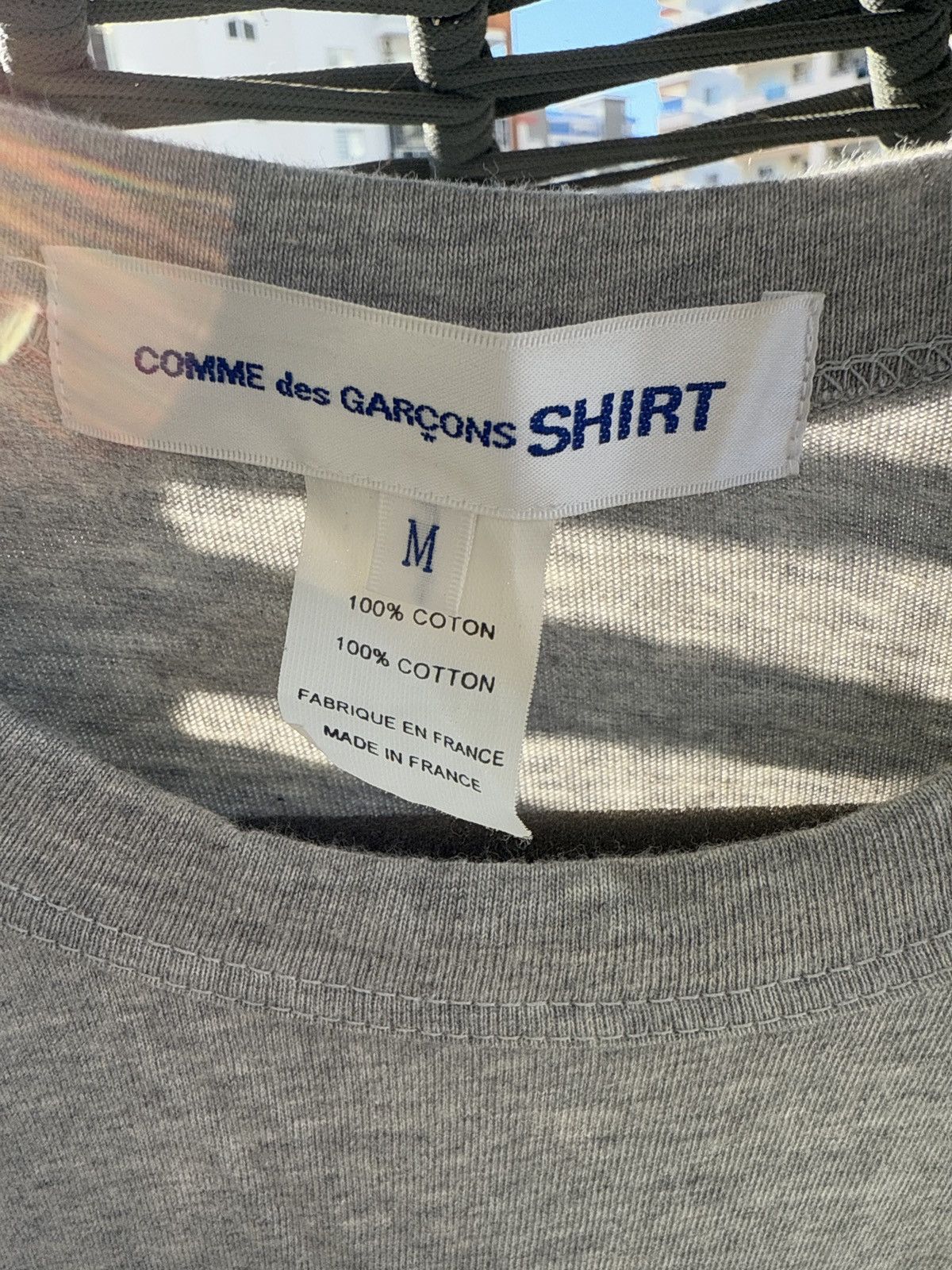 Comme des Garcons SHIRT Gray long-sleeve sweetshirt Size US M / EU 48-50 / 2 - 3 Thumbnail