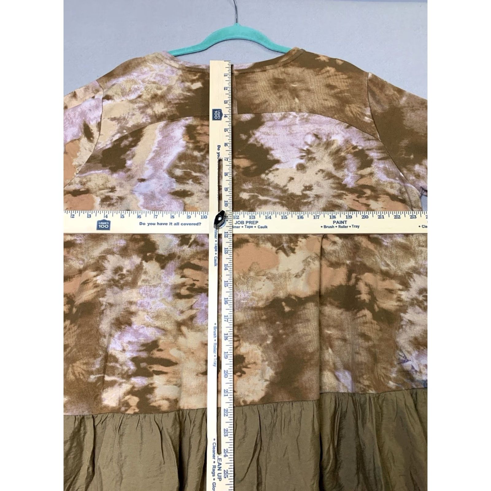 Vintage LOGO Lori Goldstein Tunic 1X Tie Dye Boho Tiered Contrast Trim Lounge Women's Size XL / US 12-14 / IT 48-50 - 6 Thumbnail