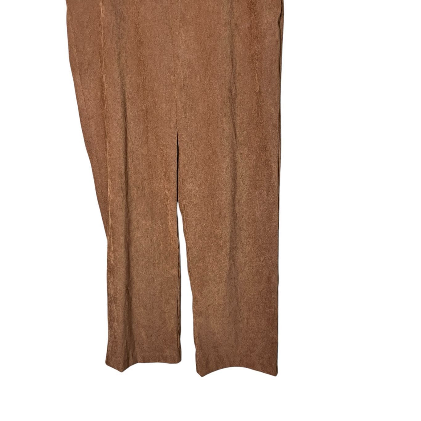 Other Vintage First Opinion Tan Wide Leg Pants Size 12P Size 34" / US 12 / IT 48 - 3 Thumbnail