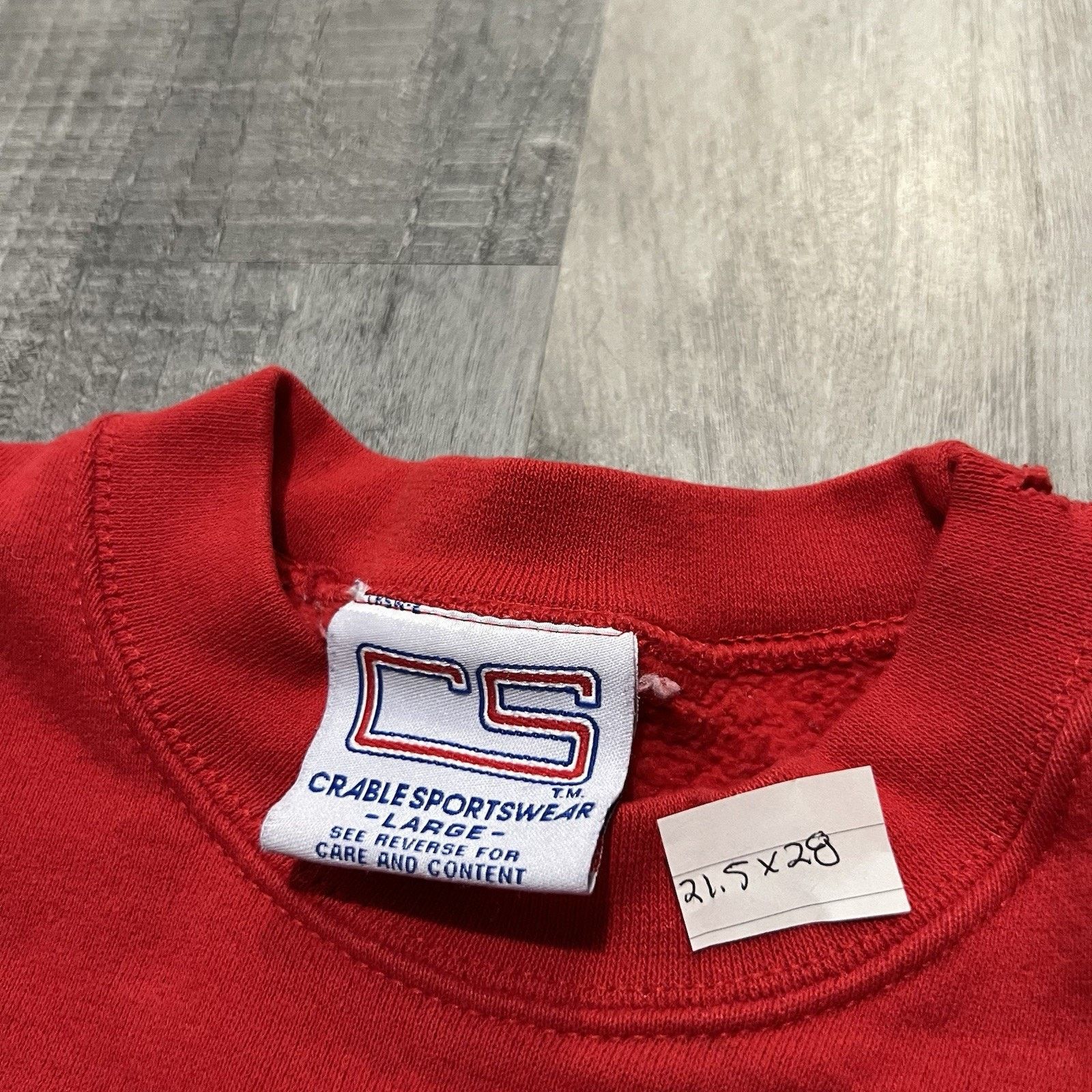 Vintage VTG Nebraska Cornhuskers 94-95 Huskers College Sweatshirt Size US L / EU 52-54 / 3 - 5 Thumbnail