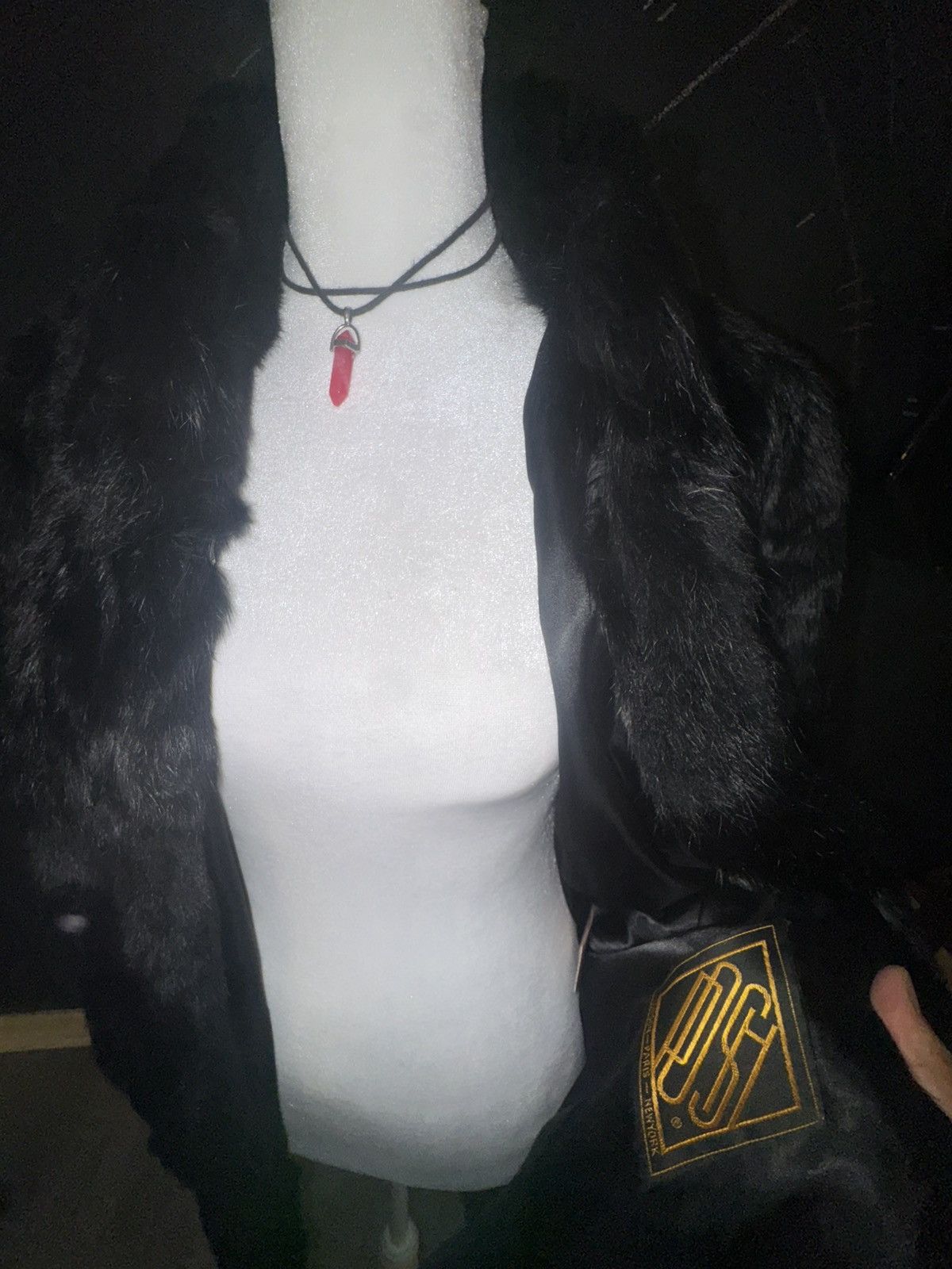 Other Genuine vintage Rabbit Fur women’s black coat size Medium Size M / US 6-8 / IT 42-44 - 3 Thumbnail