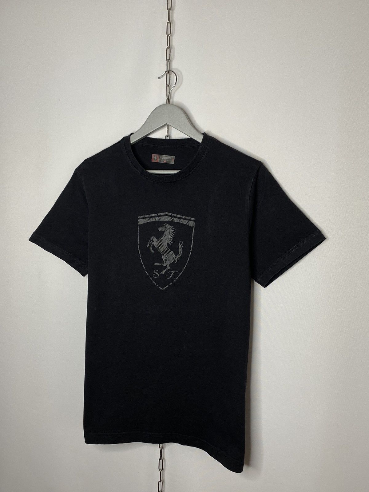 Ferrari × Vintage Vintage Ferrari Scuderia Big Logo T-Shirt Tee Short Sleeve Size US XL / EU 56 / 4 - 2 Thumbnail