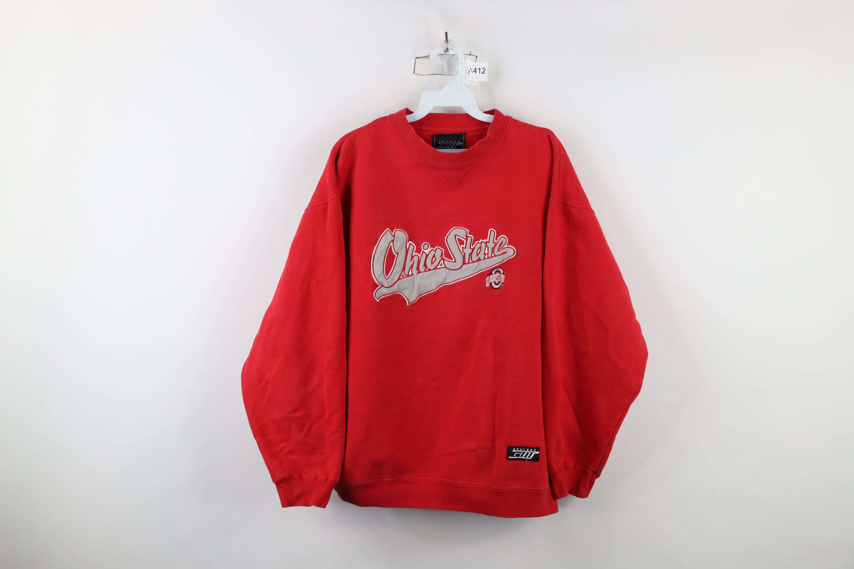 Vintage Vintage 90s Spell Script Ohio State University Sweatshirt Size US M / EU 48-50 / 2 - 1 Thumbnail