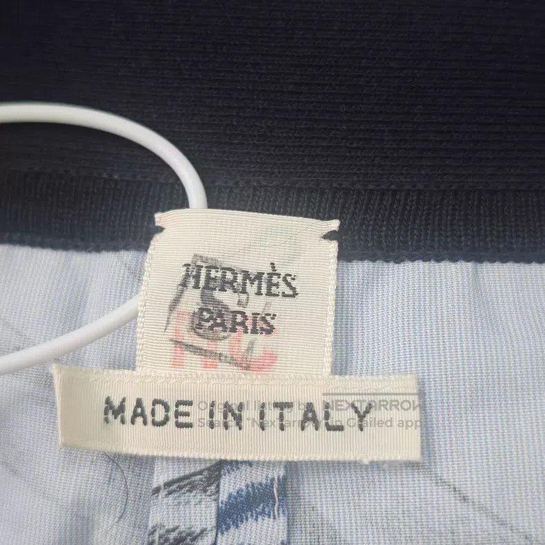 Hermes Hermes Blue Patchwork Design Drawstring Shorts Size 25" / US 0 / IT 36 - 5 Thumbnail