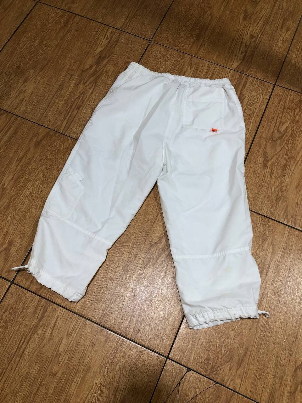 Nike Vintage Casual pants white Nike logo Y2K streetwear Size US 30 / EU 46 - 23 Thumbnail