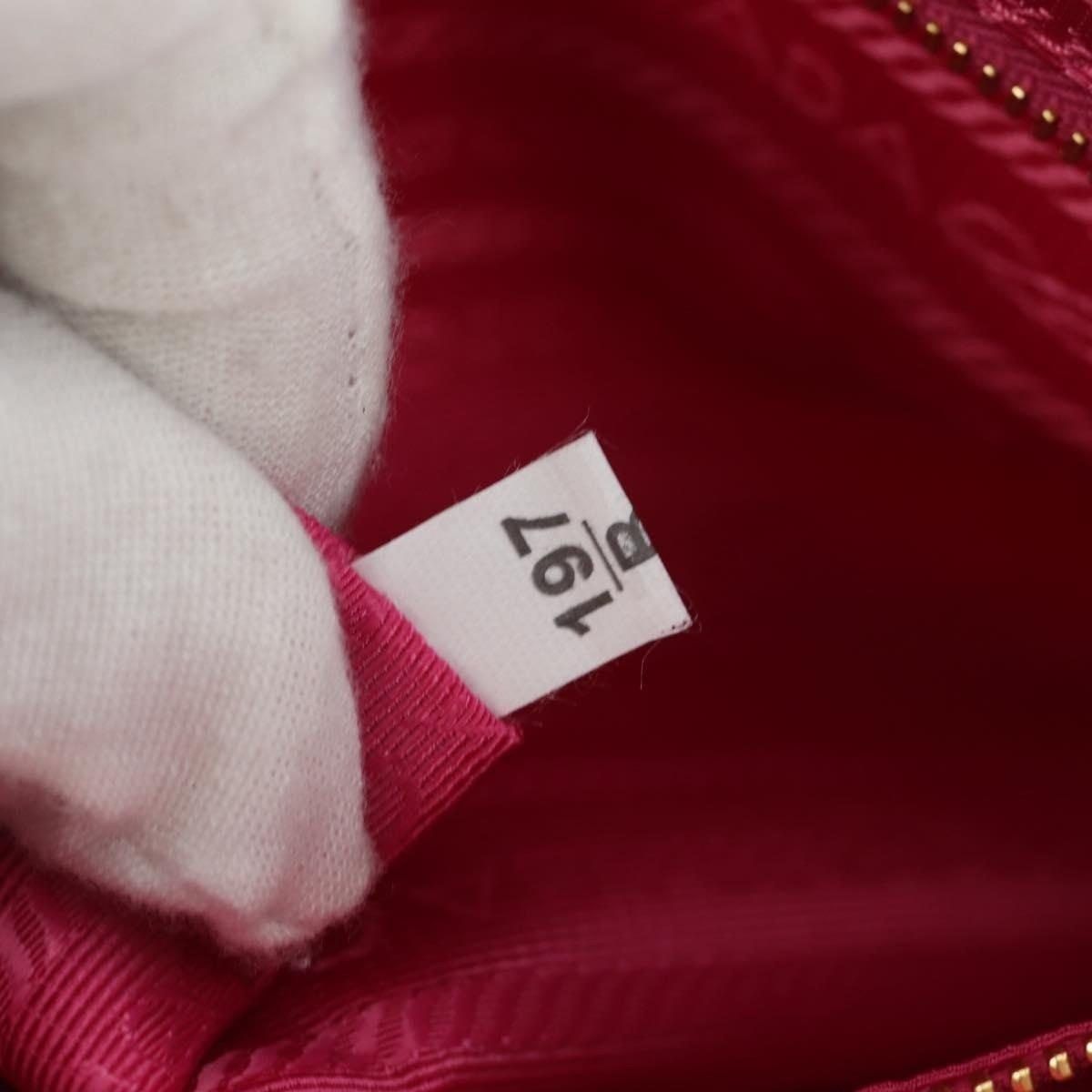 Prada Prada Nylon Chain Shoulder Bag Pink Size ONE SIZE - 7 Thumbnail