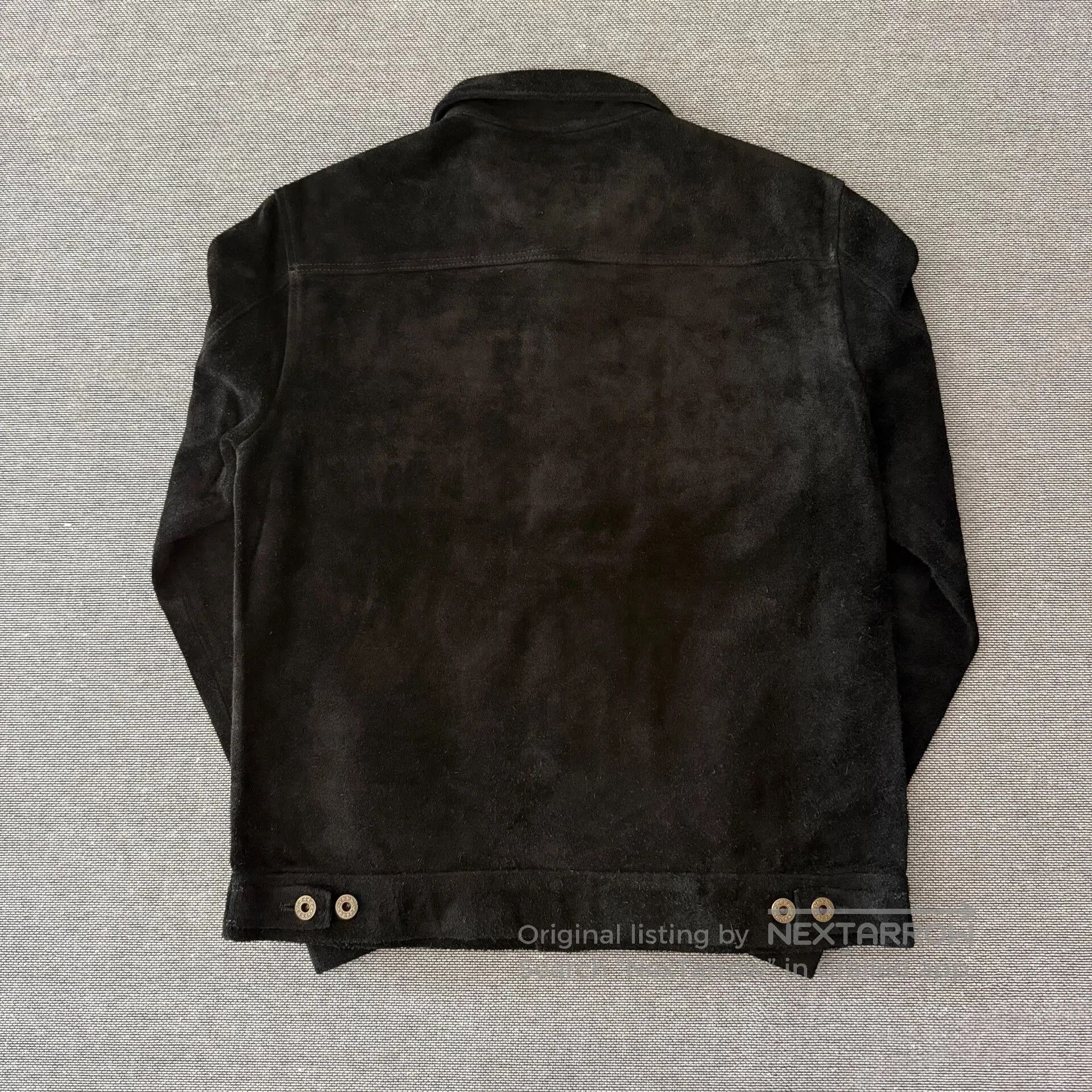 Y'2 Leather Y'2 Leather Black Suede Leather Jacket. Size US XXS / EU 40 - 2 Thumbnail