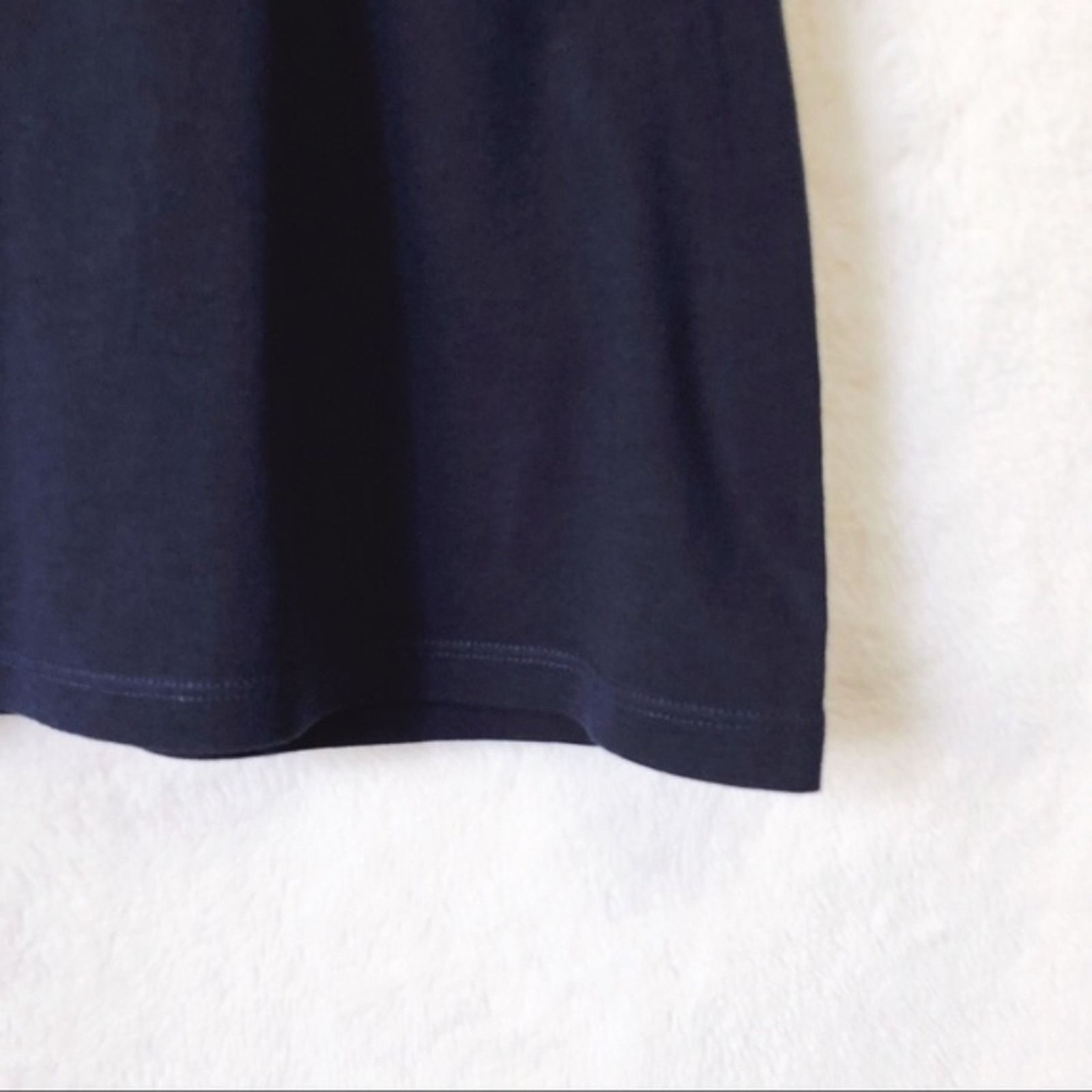 Ann Taylor Ann Taylor Navy Flower Design Short Sleeve Top Size S / US 4 / IT 40 - 4 Thumbnail