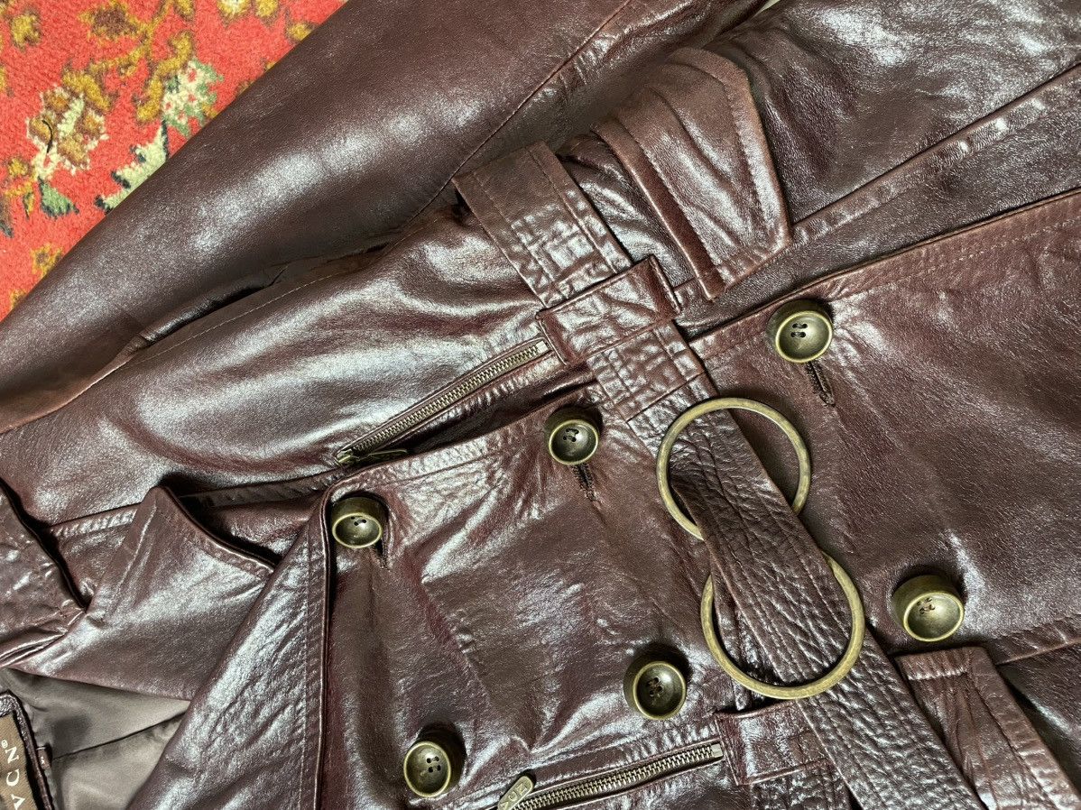 Number (N)ine Leather double breasted y2k leather opium jacket Size US M / EU 48-50 / 2 - 5 Thumbnail