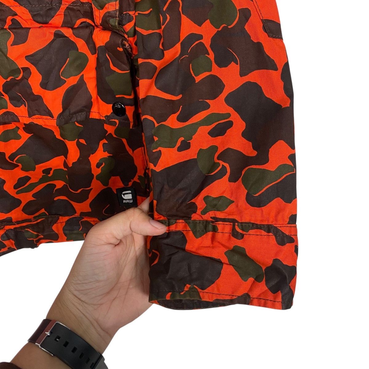 G-Star × Japanese Brand G-star raw M65 orange camoe jacket Size US XS / EU 42 / 0 - 14 Thumbnail
