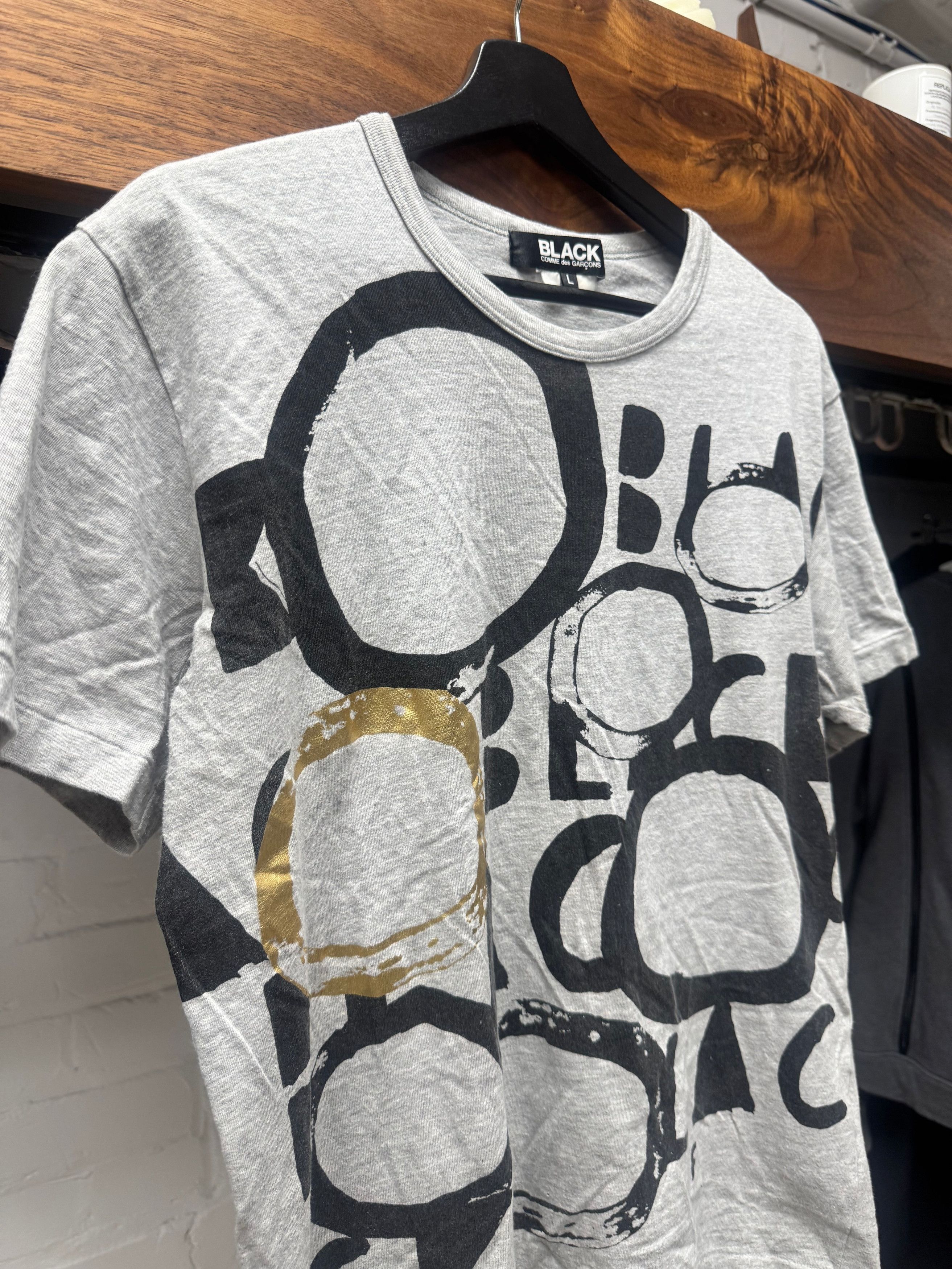 Comme des Garcons 2018 Comme Des Garçons ‘Black’ Graphic T-Shirt Size US L / EU 52-54 / 3 - 2 Thumbnail