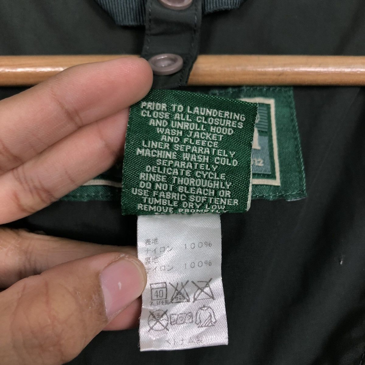 Japanese Brand 🔥RICH GREEN VINTAGE SURVIVAL JACKET ZIPPER L.L.BEAN Size US L / EU 52-54 / 3 - 23 Thumbnail