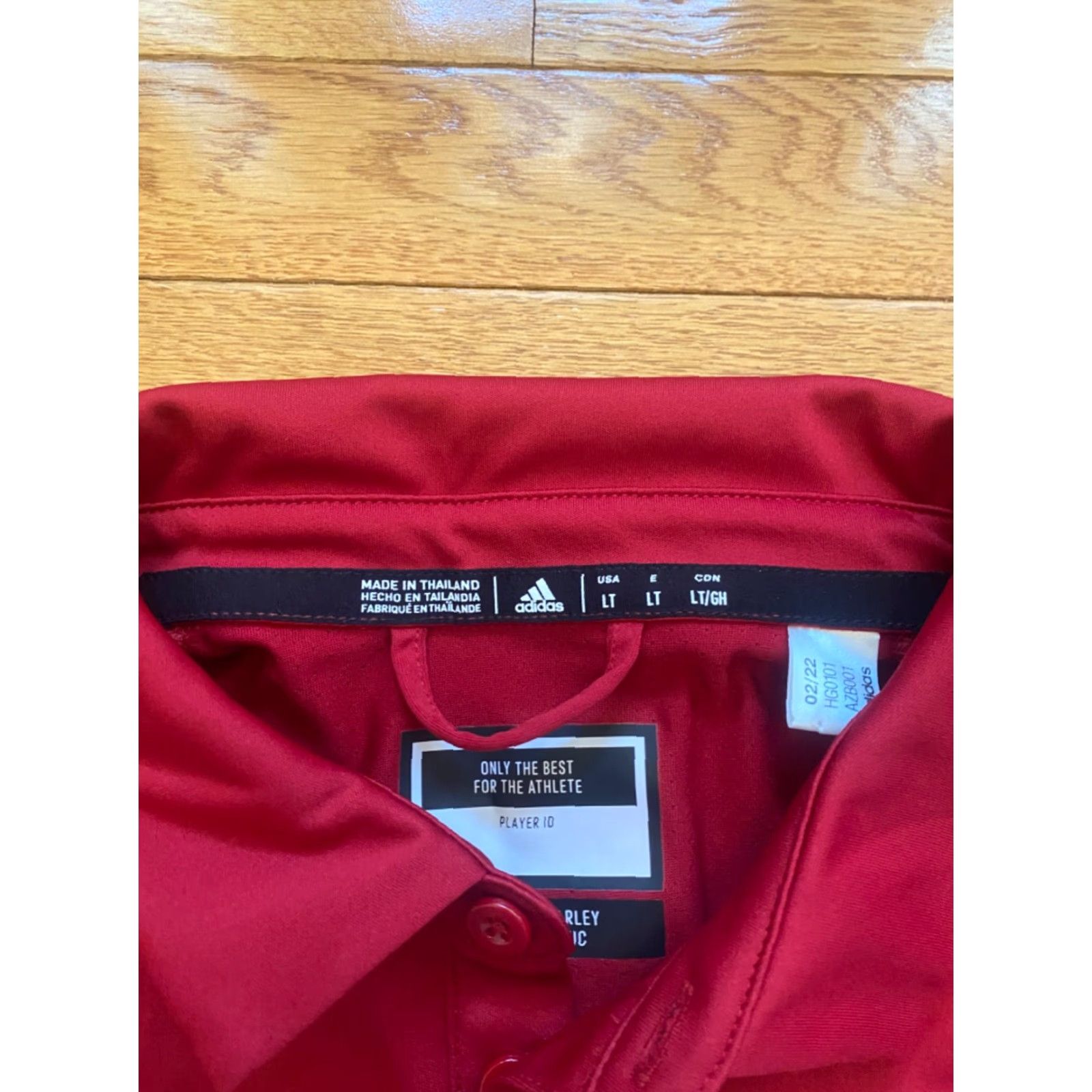 Adidas VINTAGE adidas Golf Polo Shirt Mens L Tall Red Stripe Polo Shirt Size US L / EU 52-54 / 3 - 4 Thumbnail