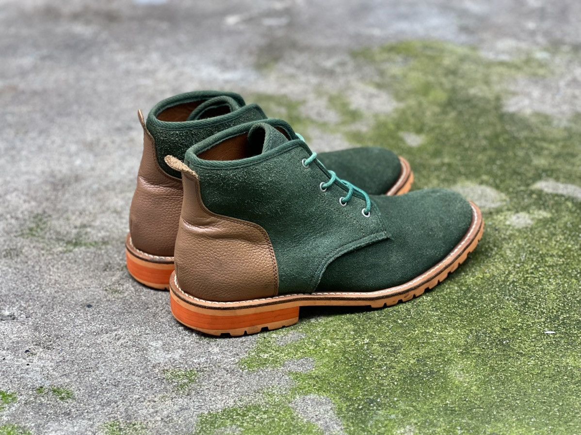 Comme des Garcons Junya Watanabe x Comme Des Garçons Green Suede Chukka Boots Size US 9 / EU 42 - 5 Thumbnail