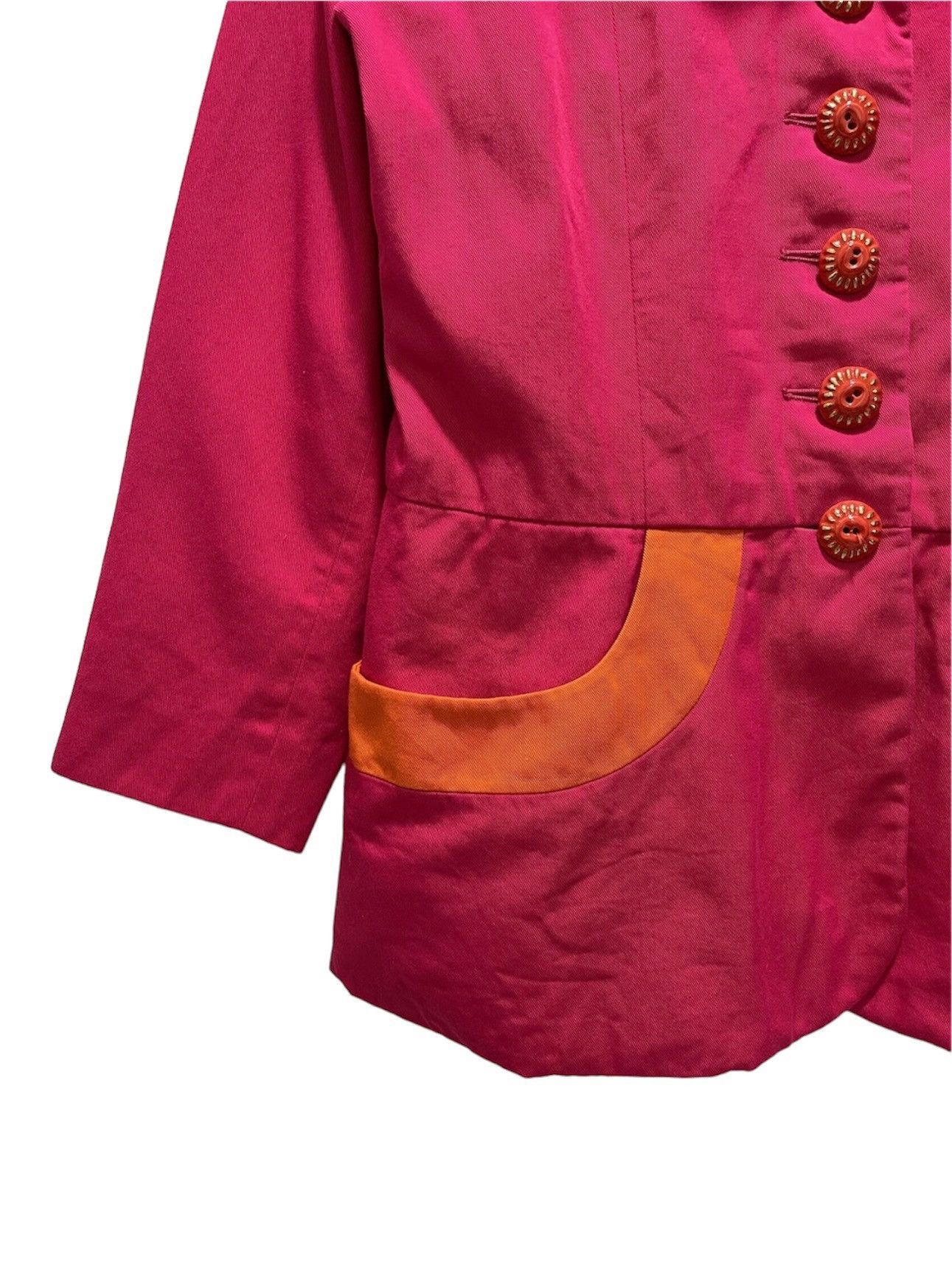 Yves Saint Laurent YSL RIVE GAUCHE CASUAL BLAZER JACKET Size M / US 6-8 / IT 42-44 - 4 Thumbnail