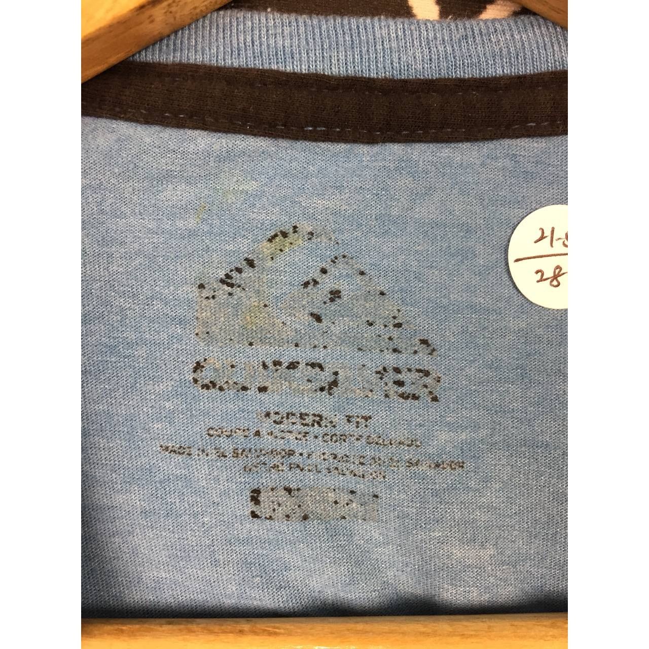 Quiksilver Quiksilver Center Logo Surf Skate Modern Fit Tee Size US L / EU 52-54 / 3 - 9 Thumbnail