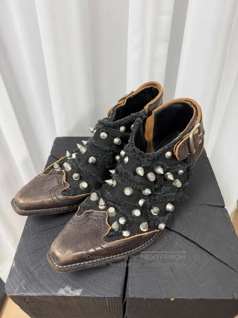 Junya Watanabe Junya Watanabe size S Studded pointed toe boots Size US 5.5 / EU 38 - 1 Thumbnail