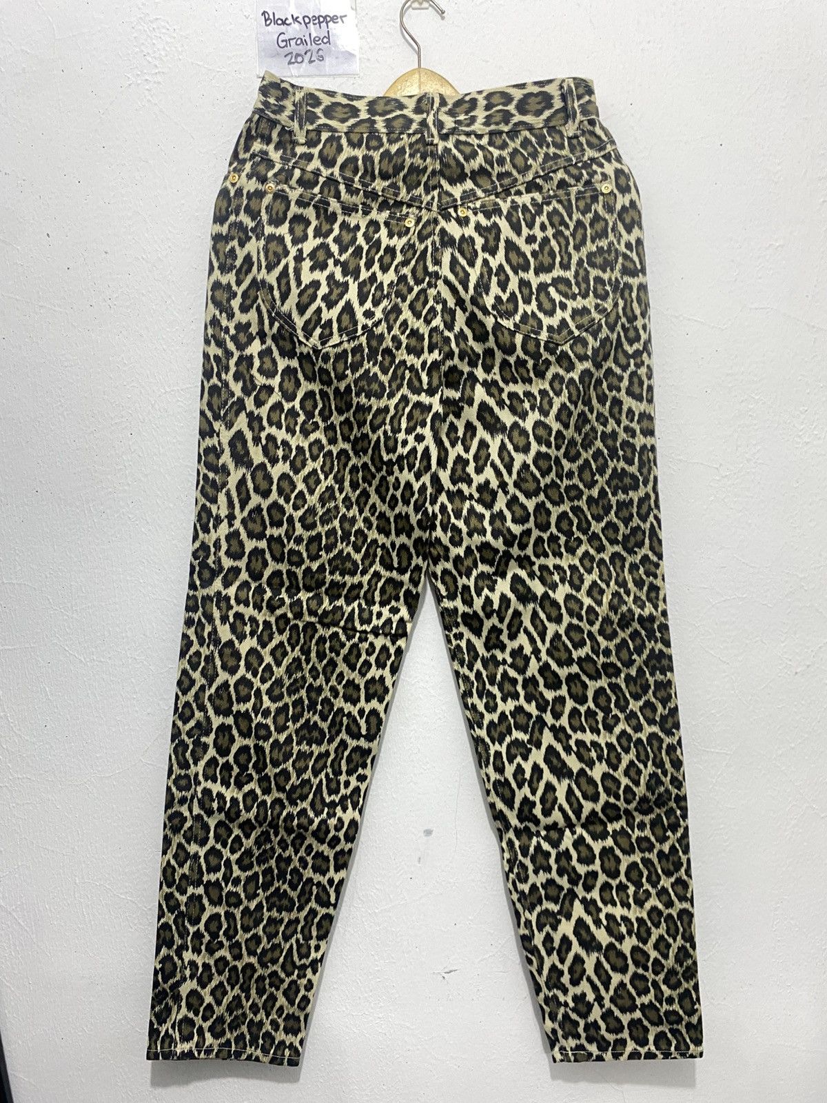Jean Paul Gaultier Junior Gaultier Leopard Jeans Size US 29 - 5 Thumbnail