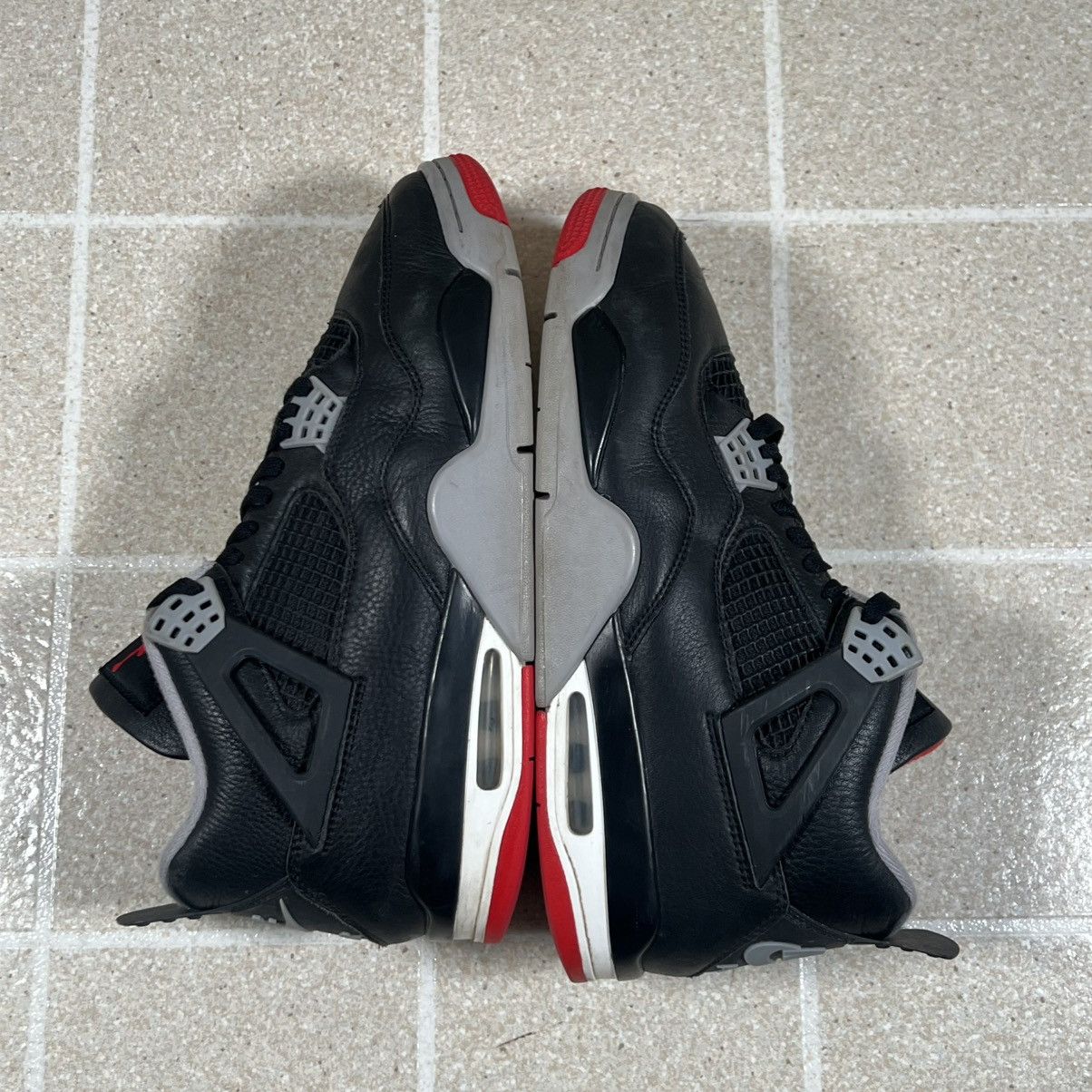 Jordan Brand Jordan Air Jordan 4 Retro Bred Reimagined Black sz 11 Size US 11 / EU 44 - 7 Thumbnail