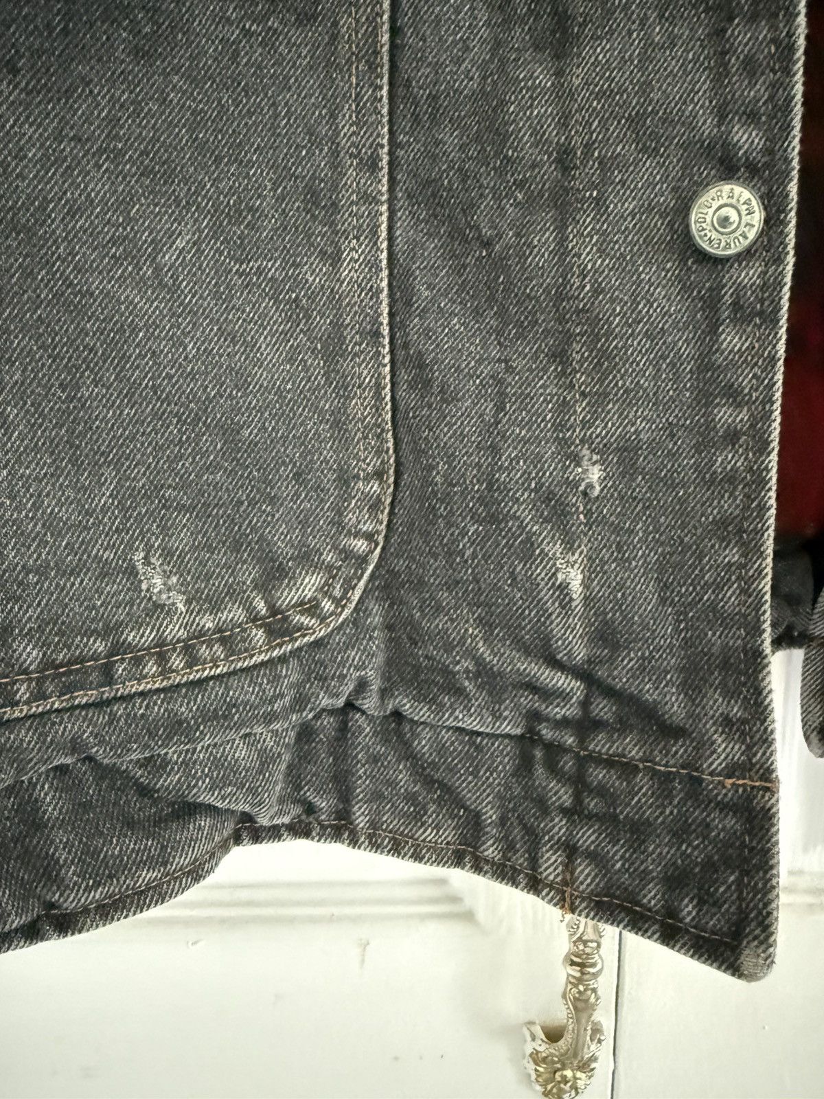 Polo Ralph Lauren Polo Ralph Lauren Black Denim Chore Coat Size US XXL / EU 58 / 5 - 8 Thumbnail