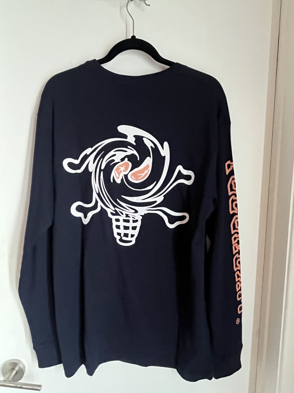 Icecream NWT Icecream Richer Long-Sleeve T-shirt Navy Blazer Blue Size US L / EU 52-54 / 3 - 6 Thumbnail