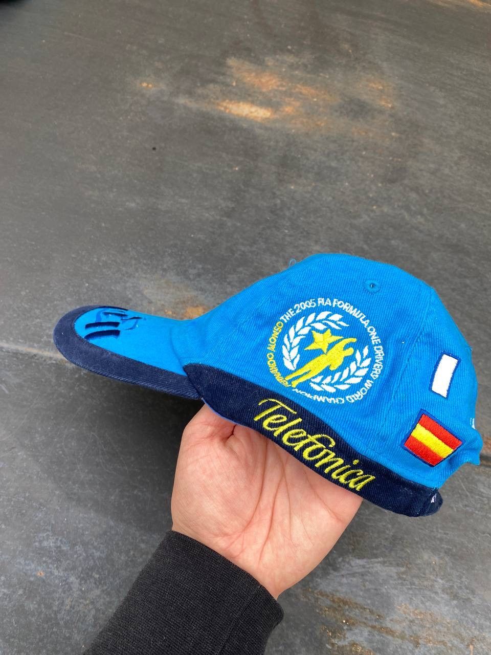 Formula 1 Renault Telefonica Racing Formula 1 y2k cap hat Size ONE SIZE - 6 Thumbnail