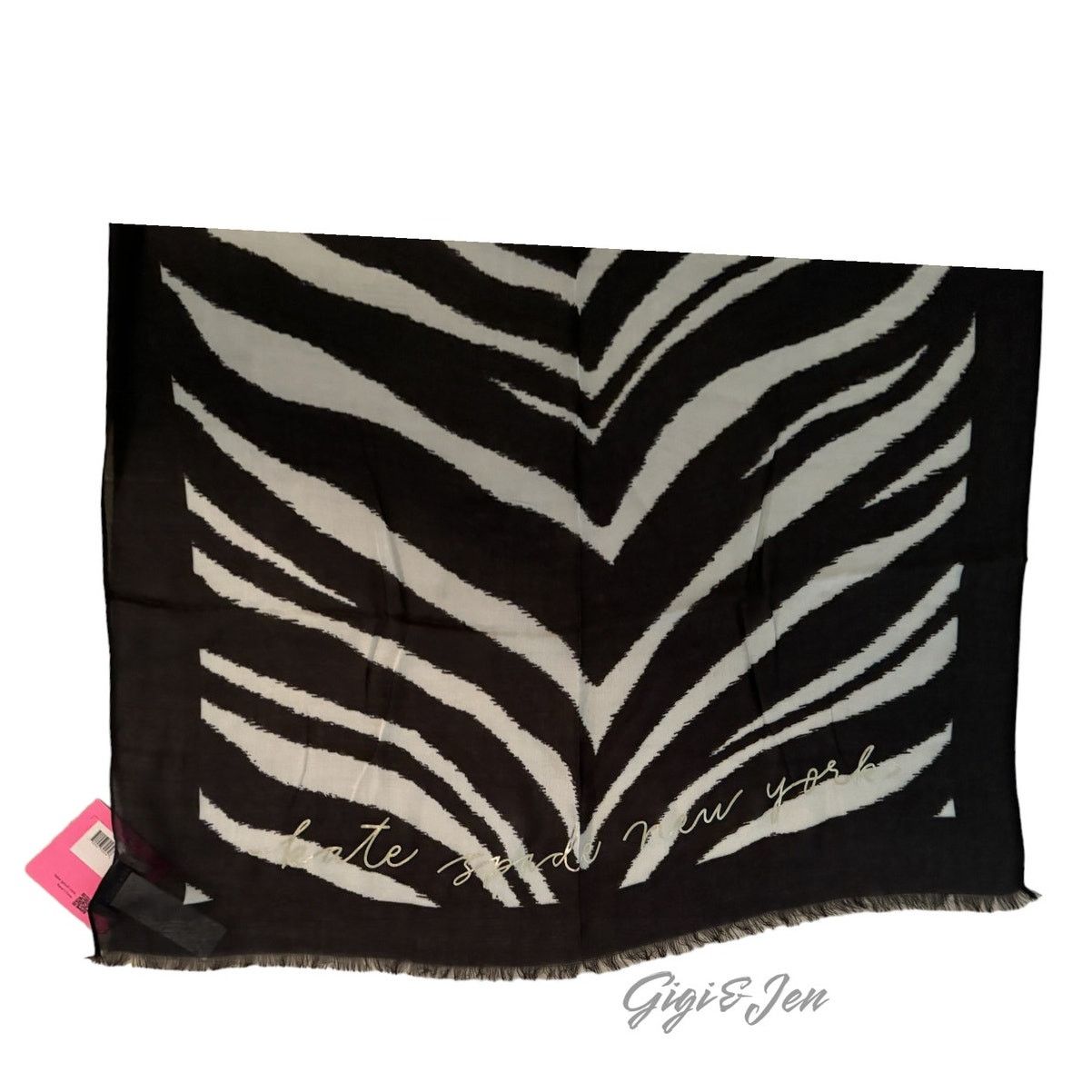 Kate Spade Kate Spade New York Zebra Print Oblong Scarf Accessory Size ONE SIZE - 5 Thumbnail