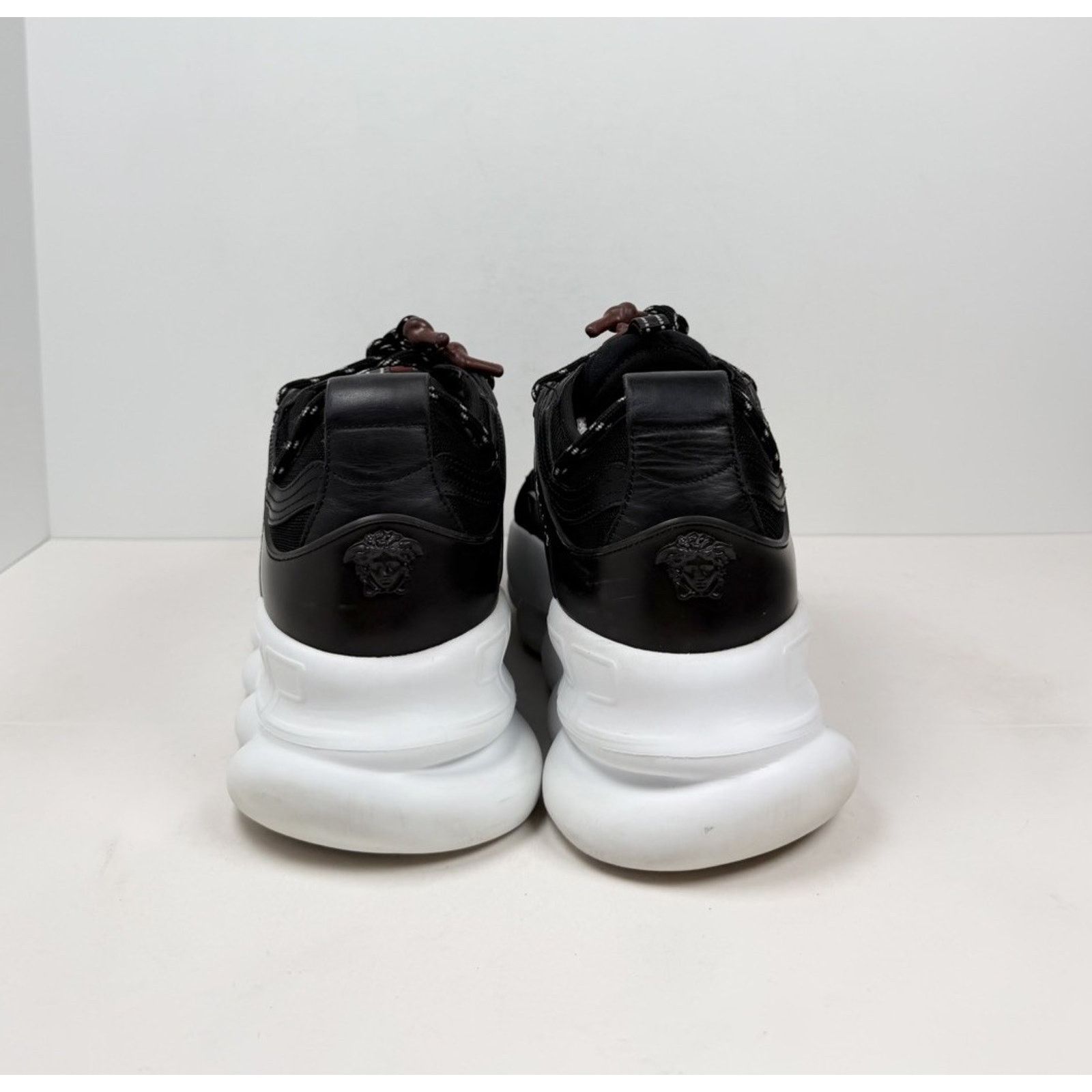 Versace Size 45EU/12US - Versace Chain Reaction Black White Size US 12 / EU 45 - 3 Thumbnail