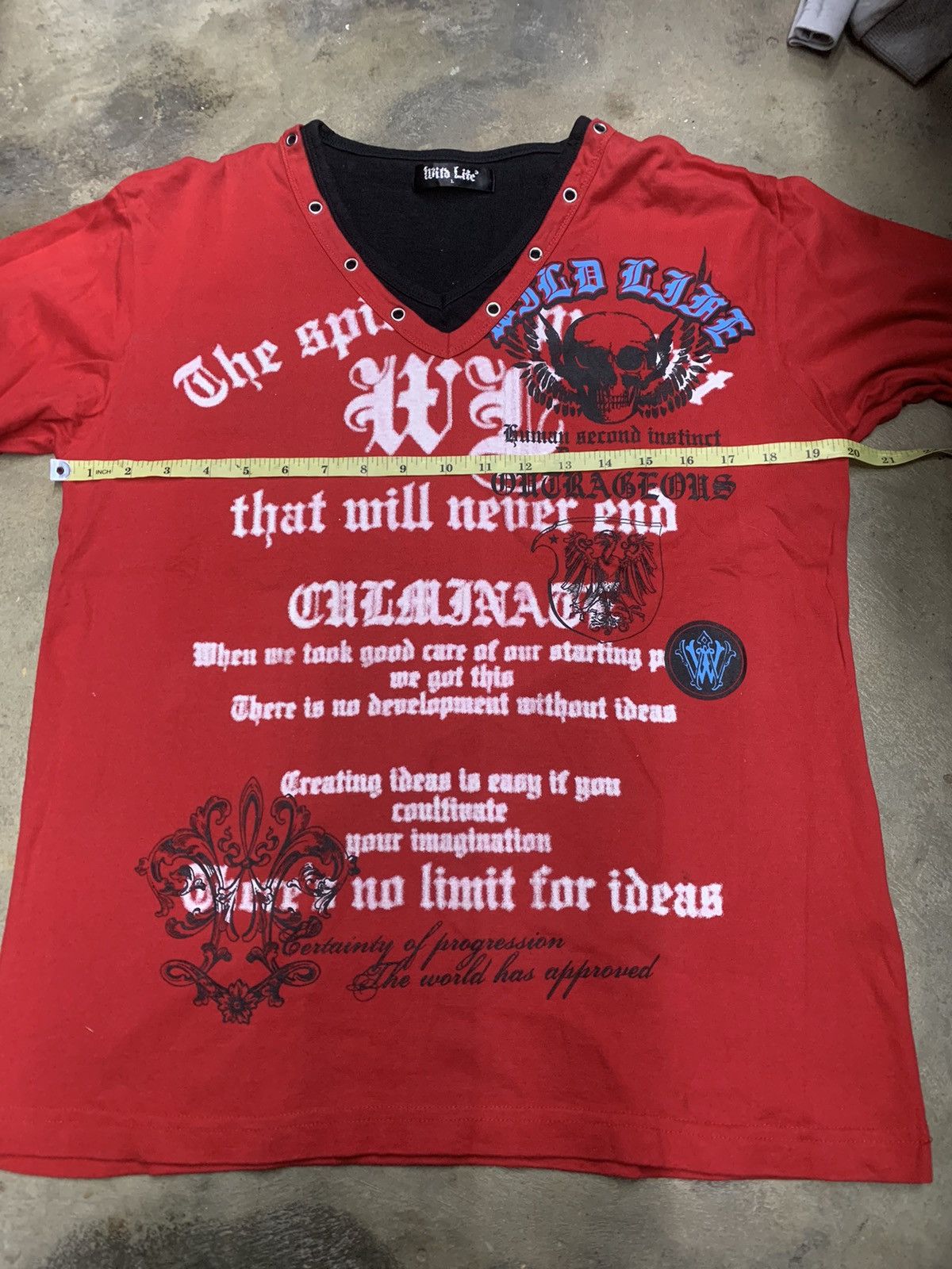 Hysteric Glamour × If Six Was Nine × Japanese Brand WILD life skull punk double layers Size US L / EU 52-54 / 3 - 8 Thumbnail