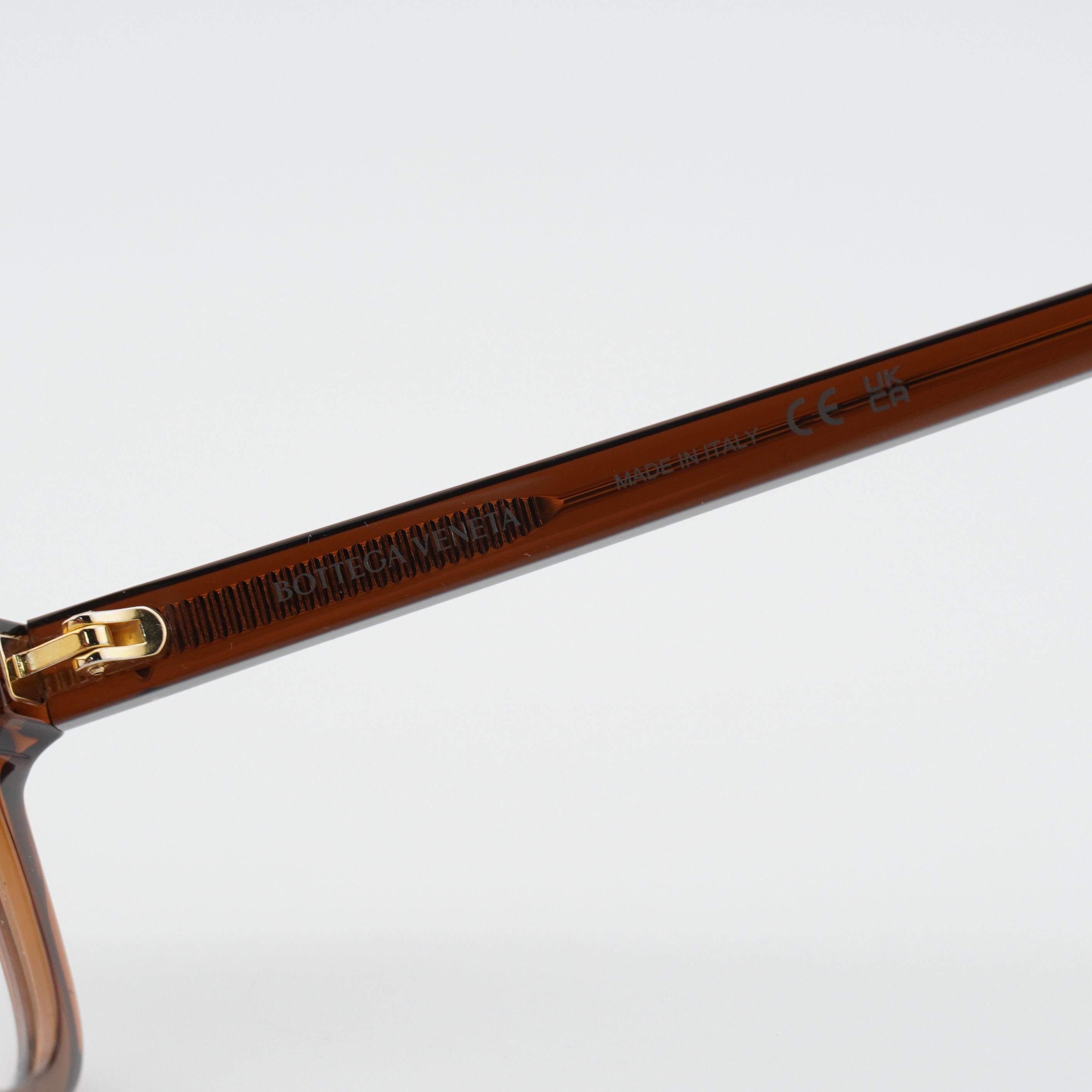 Bottega Veneta Bottega Veneta BV1294O 005 Unisex Eyeglasses Brown 56mm Size ONE SIZE - 5 Thumbnail