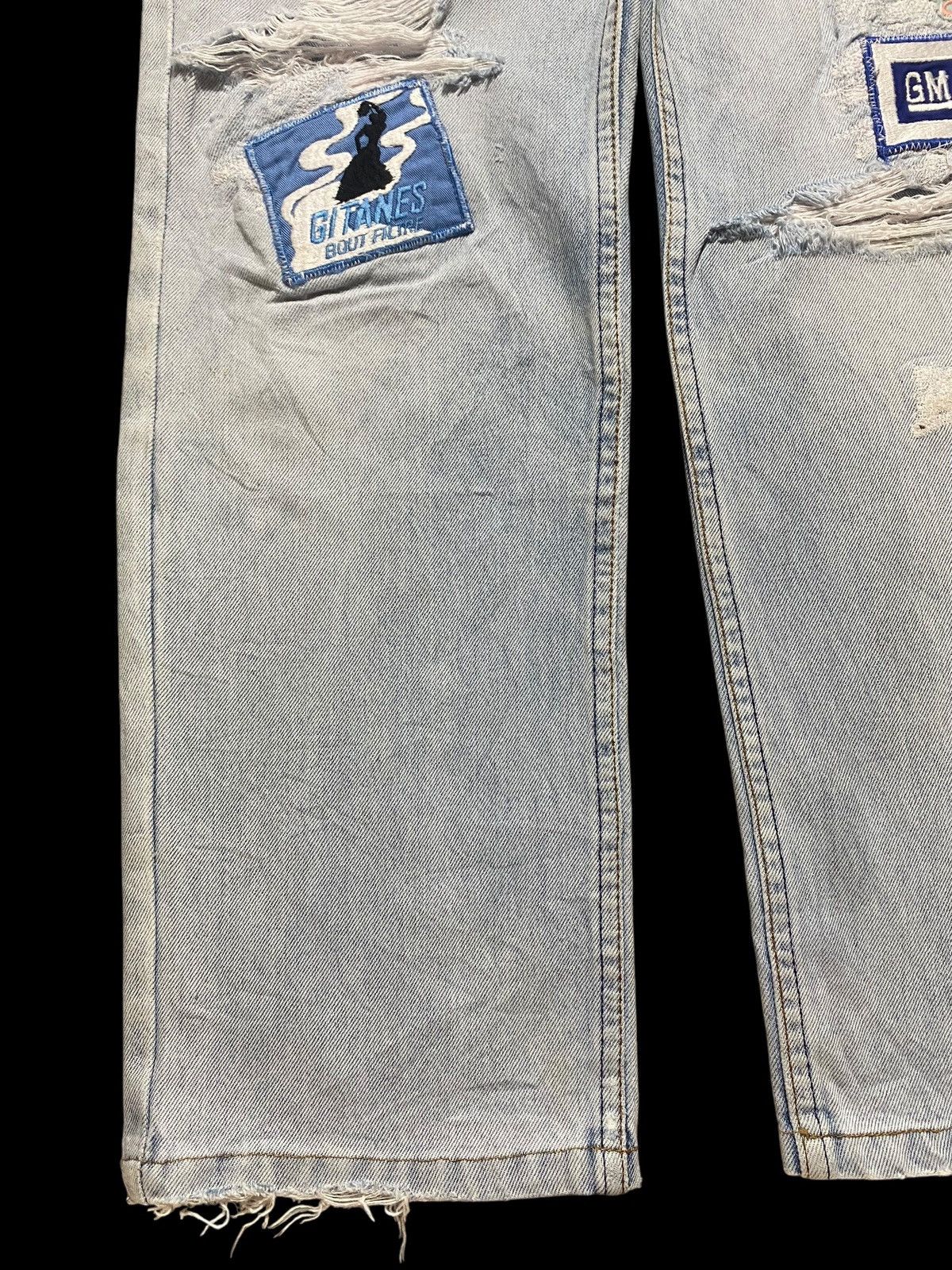 Levi's Vintage Clothing Vintage Levis 525 Light Wash Patched Distressed Jeans Size US 29 - 7 Thumbnail
