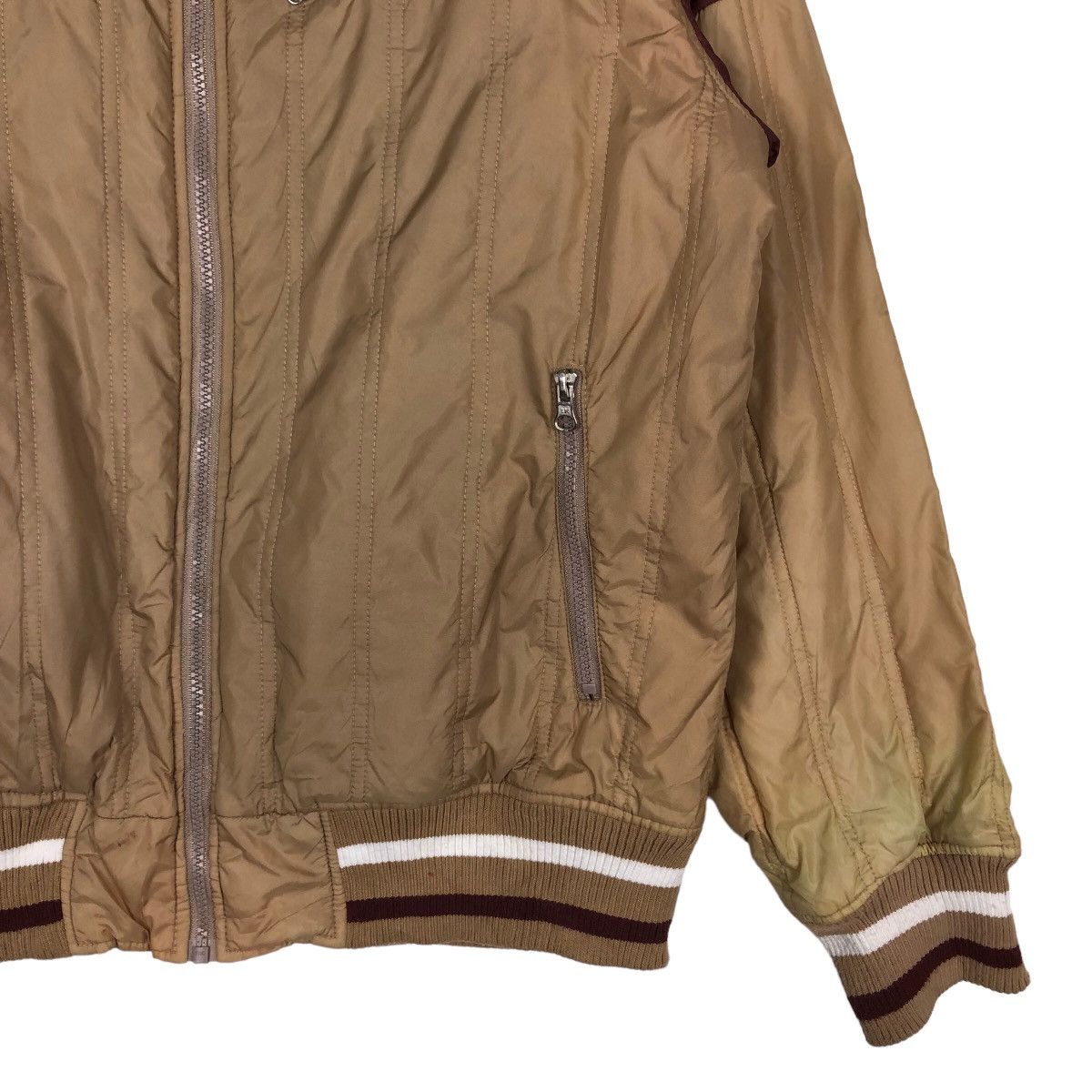 Japanese Brand 🔥Vintage Puffer Down Bomber Jacket Vans Skate Wear Design Size US L / EU 52-54 / 3 - 5 Thumbnail